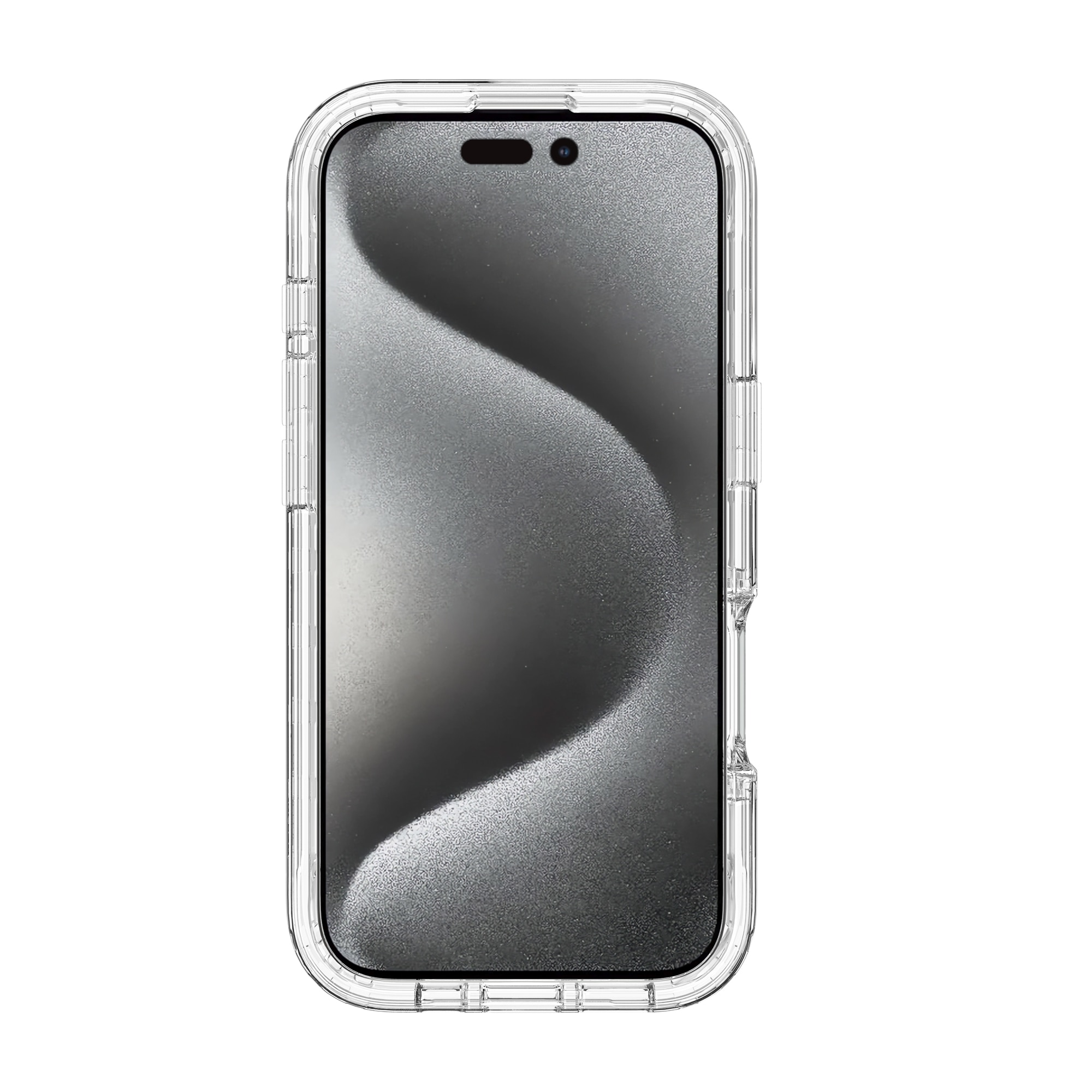 Coque de couverture complète iPhone 16 Pro, transparent