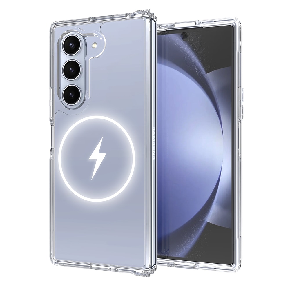 Coque hybride MagSafe Samsung Galaxy Z Fold 6, transparent