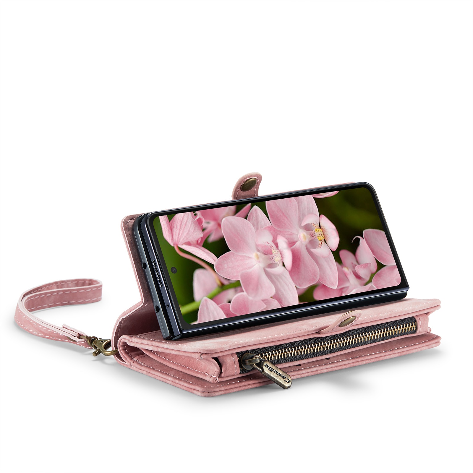 Étui portefeuille multi-cartes Samsung Galaxy Z Fold 6,  rose