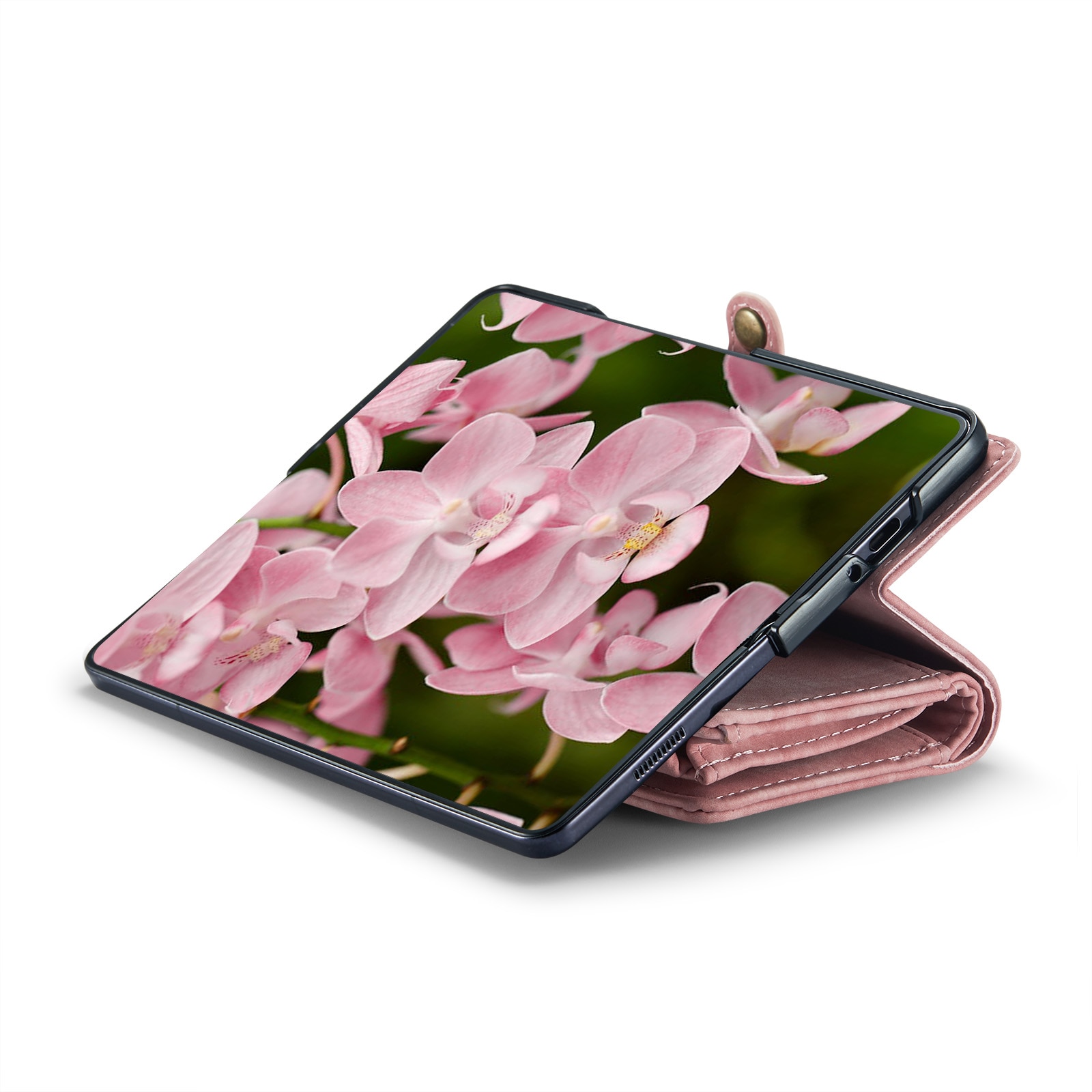 Étui portefeuille multi-cartes Samsung Galaxy Z Fold 6,  rose