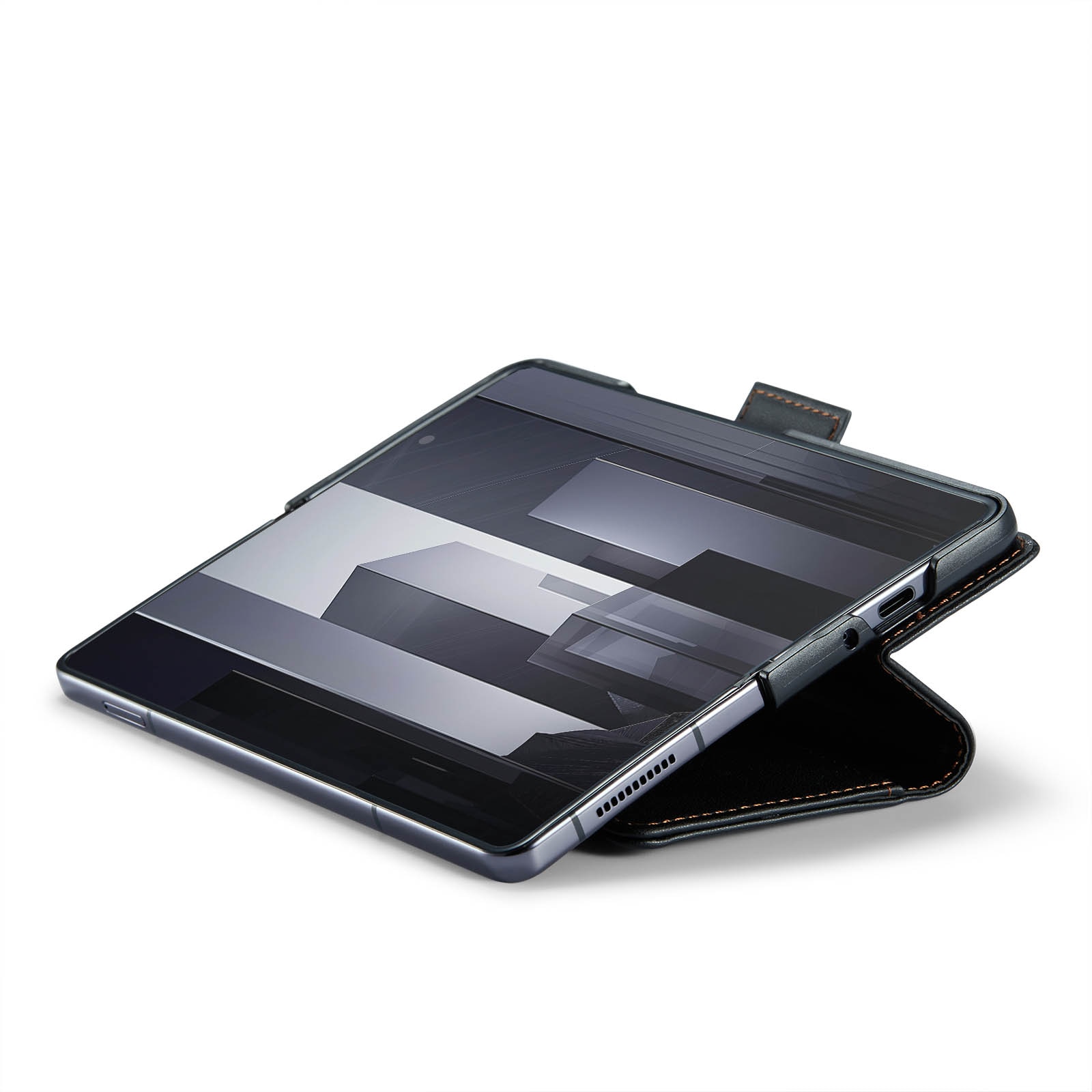 Étui portefeuille mince anti-RFID Samsung Galaxy Z Fold 6, noir