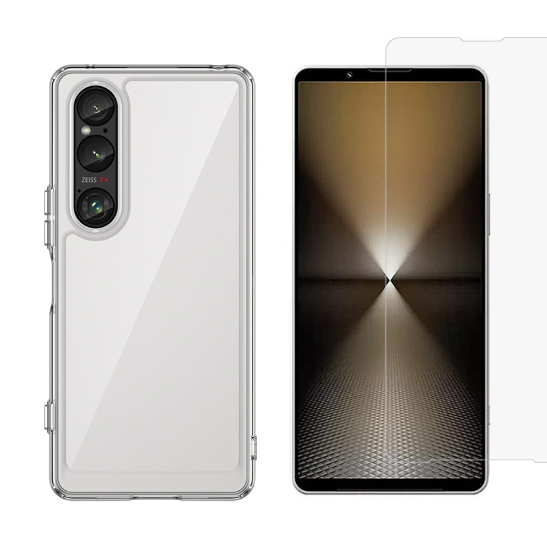 Kit pour Sony Xperia 1 VI : Coque et protecteur d’écran