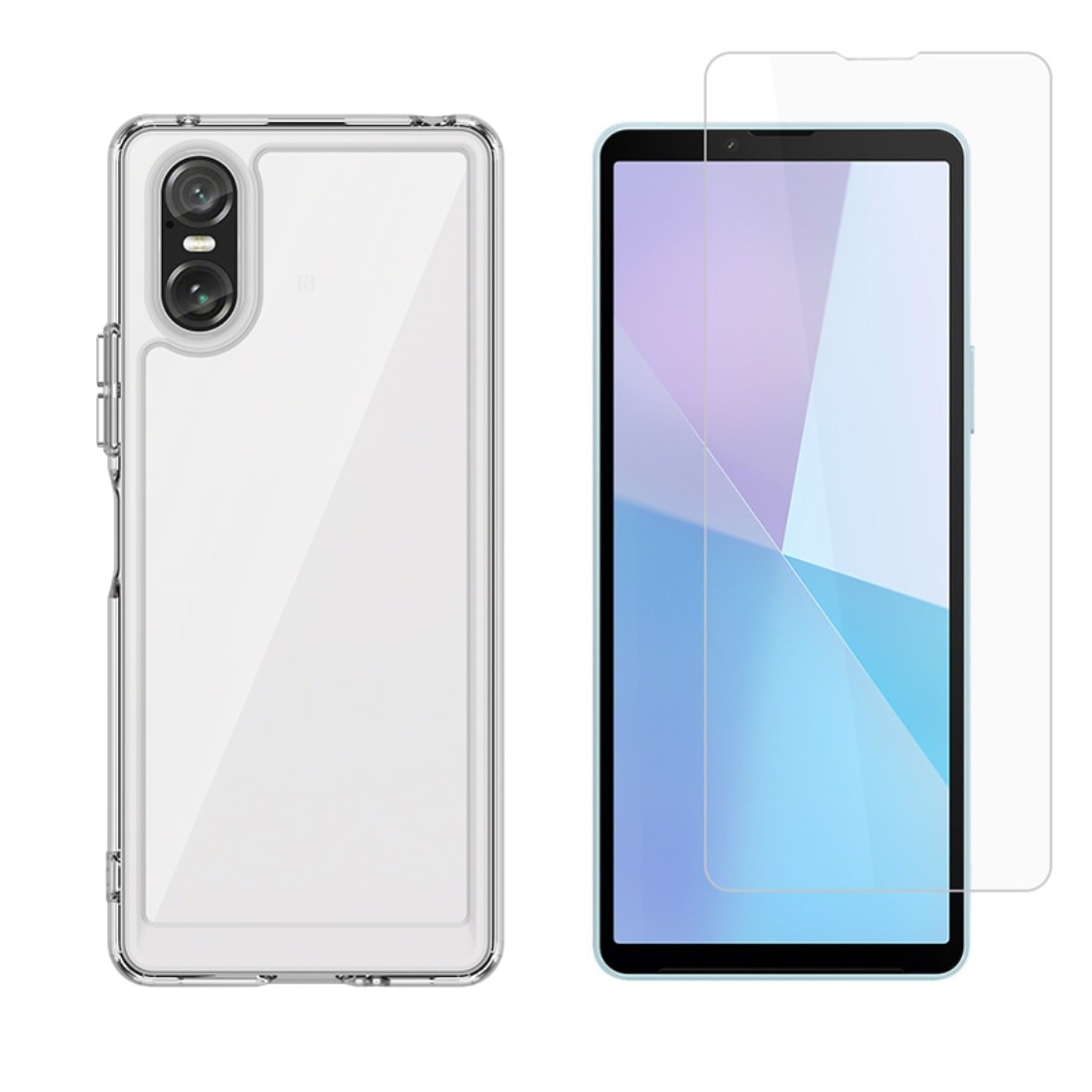 Kit pour Sony Xperia 10 VI : Coque et protecteur d’écran