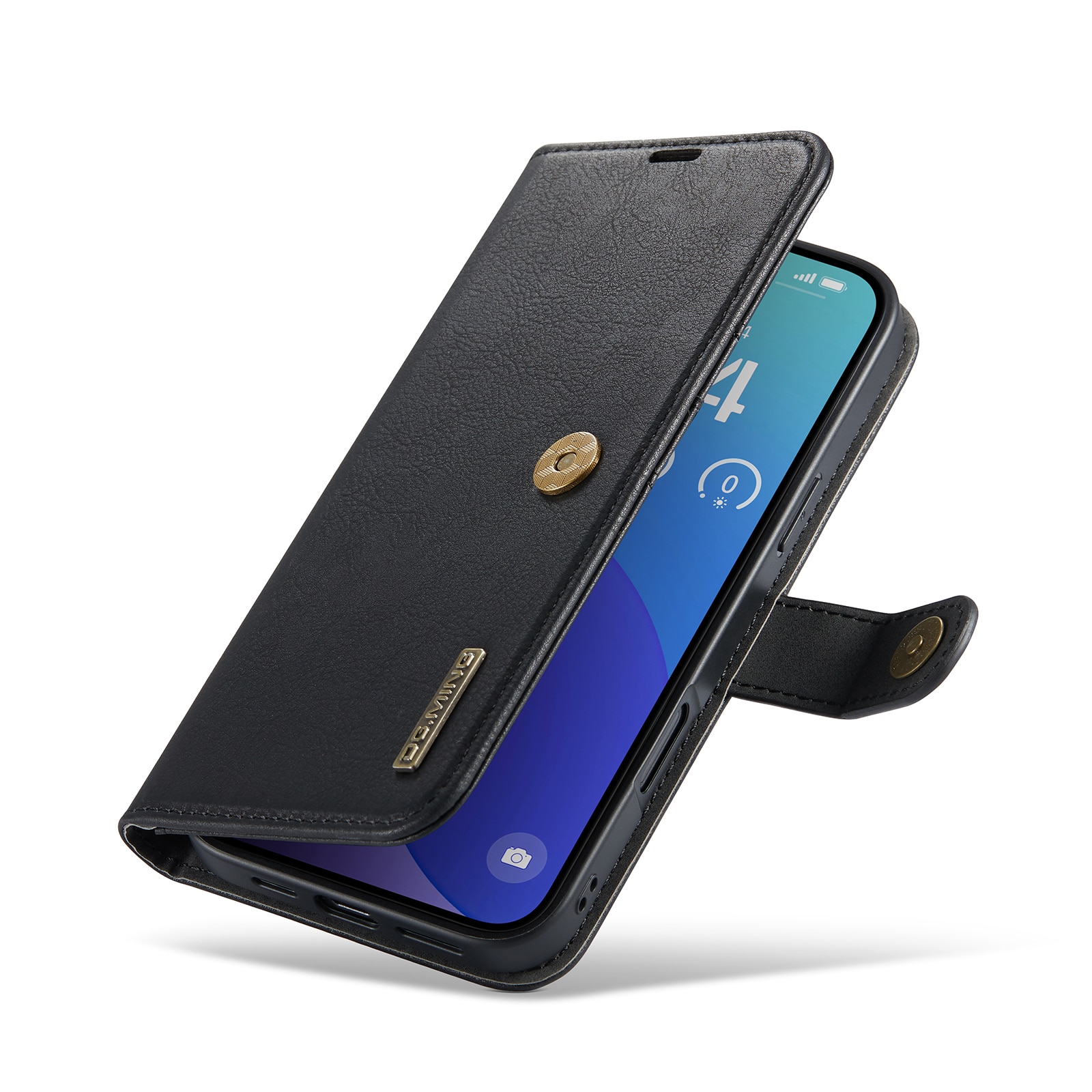 Étui portefeuille Magnet Wallet iPhone 16 Pro, Black