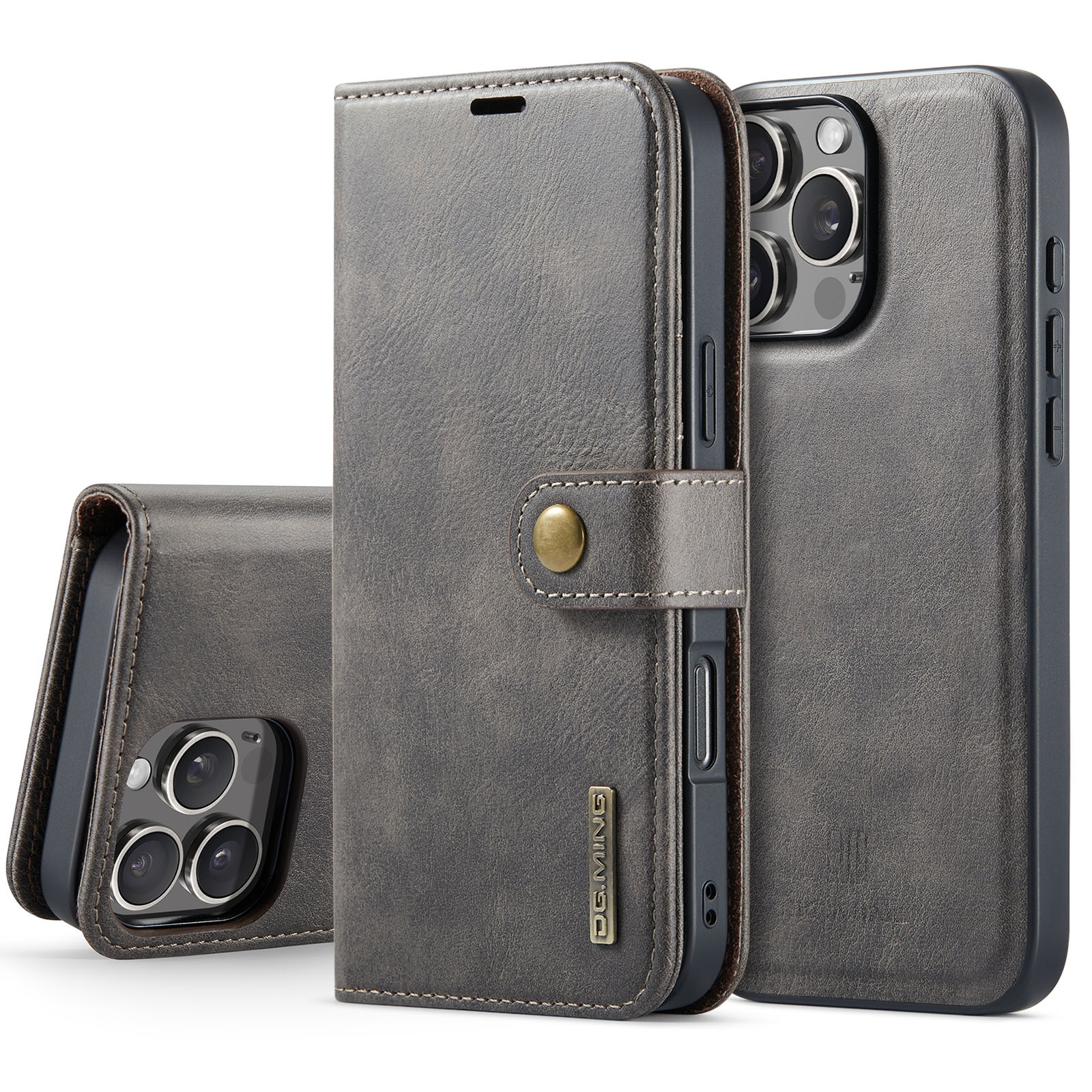 Étui portefeuille Magnet Wallet iPhone 16 Pro Max, Brown