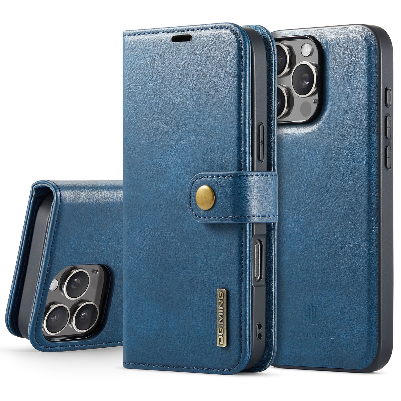 Étui portefeuille Magnet Wallet iPhone 16 Pro, Blue