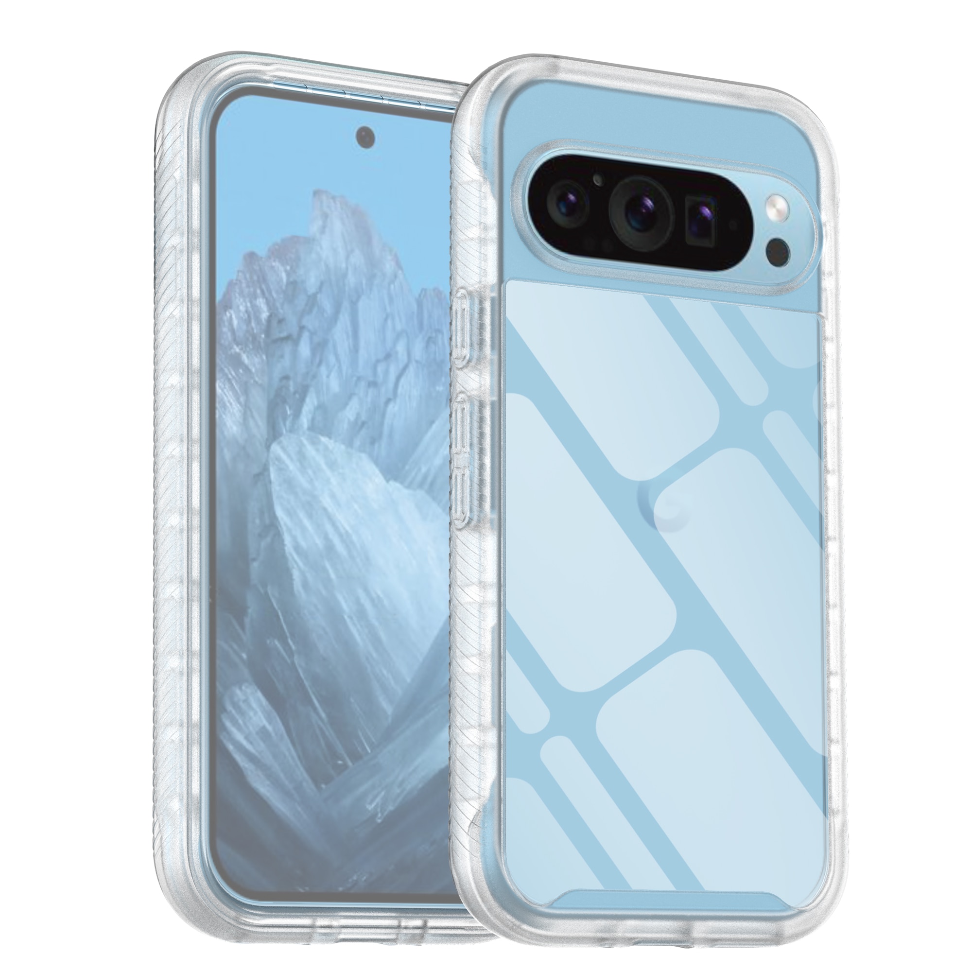 Coque Full Protection Google Pixel 9 Pro, transparent