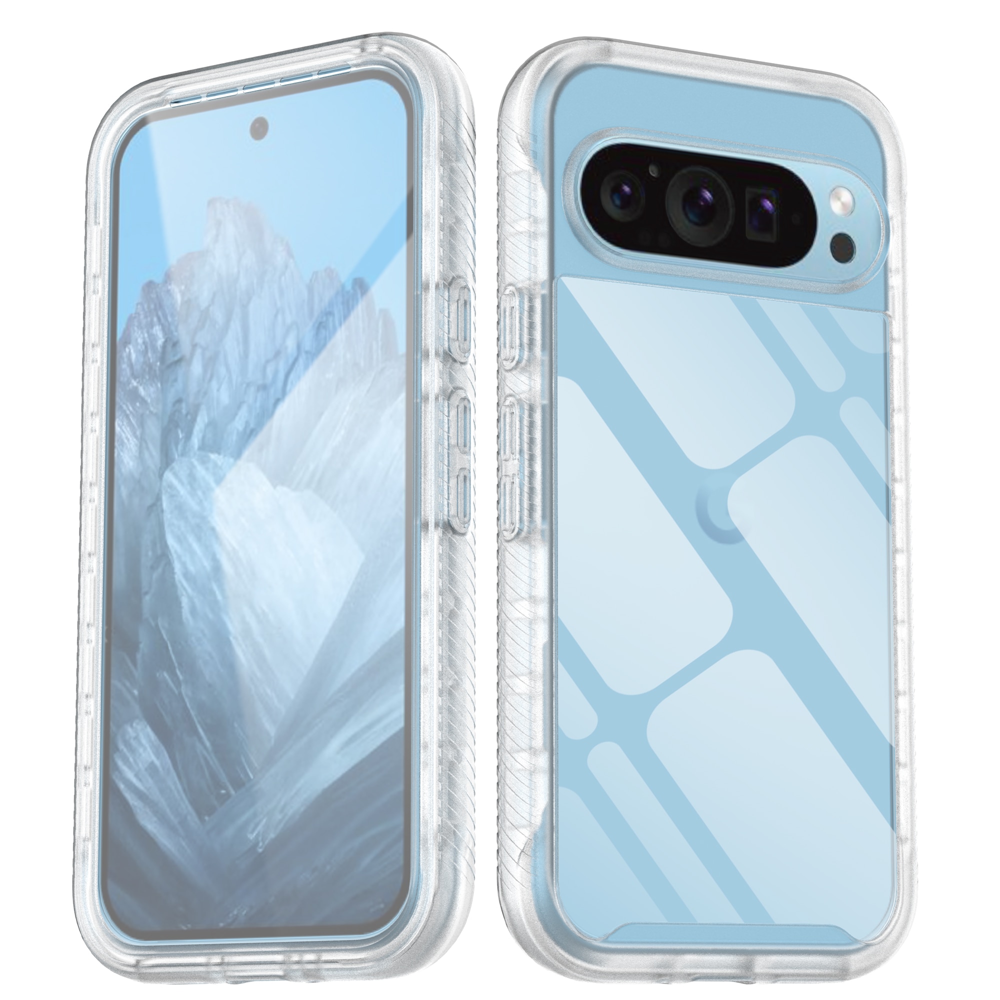 Coque Full Protection Google Pixel 9 Pro, transparent