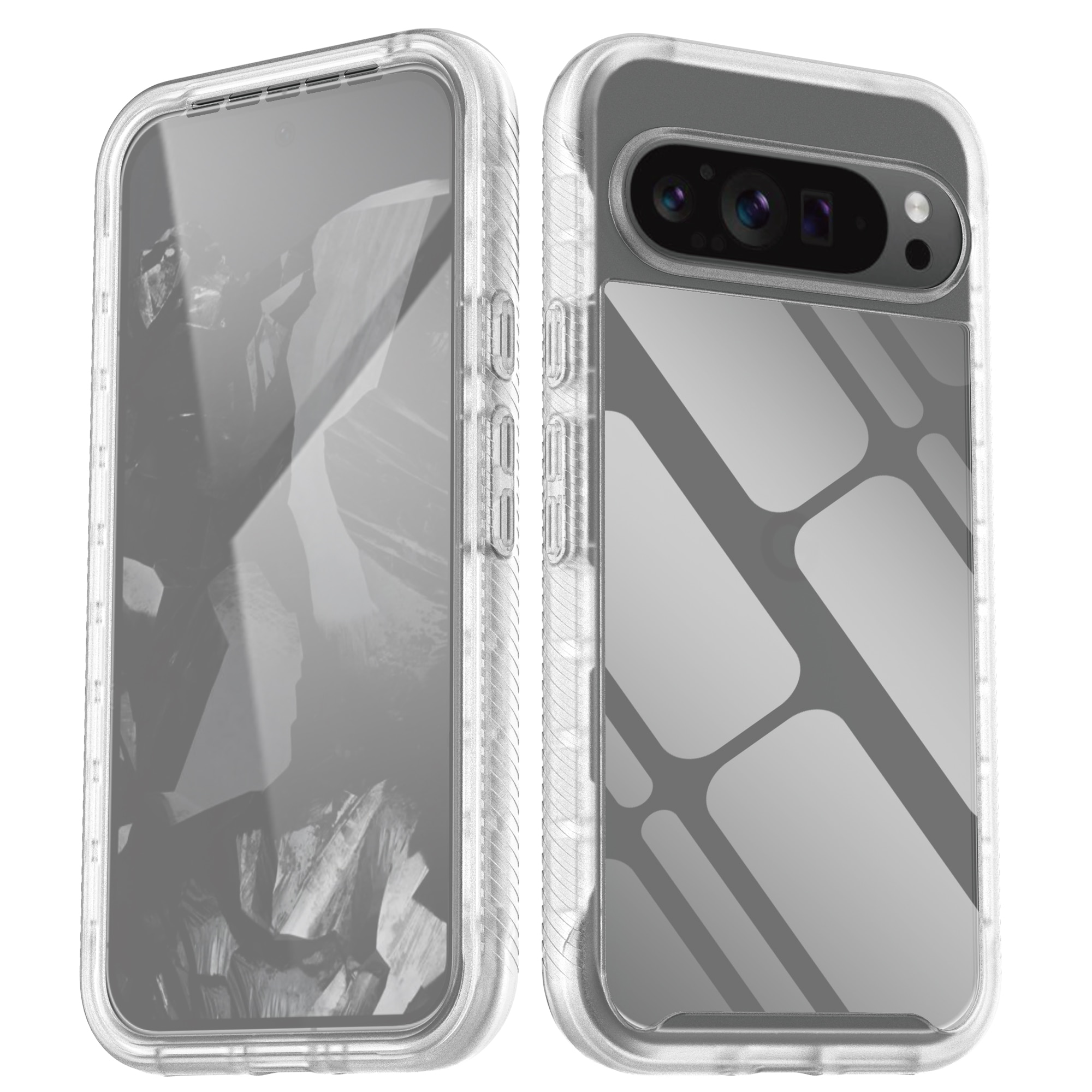 Coque Full Protection Google Pixel 9 Pro XL, transparent