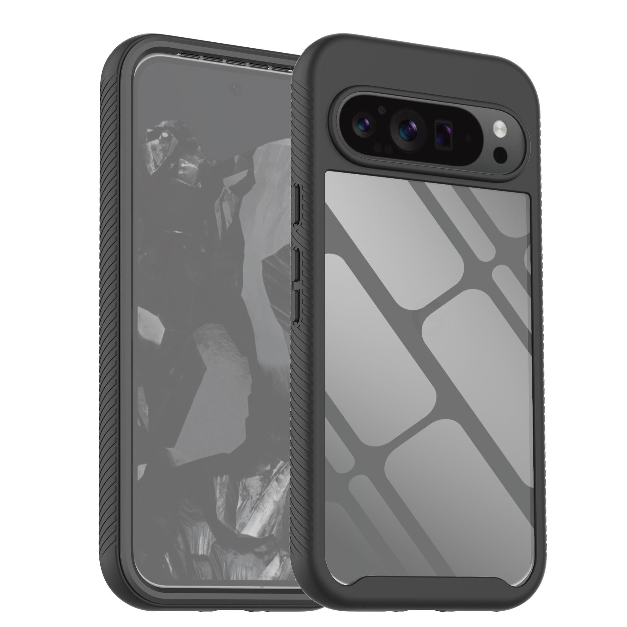 Coque Full Protection Google Pixel 9 Pro XL, noir