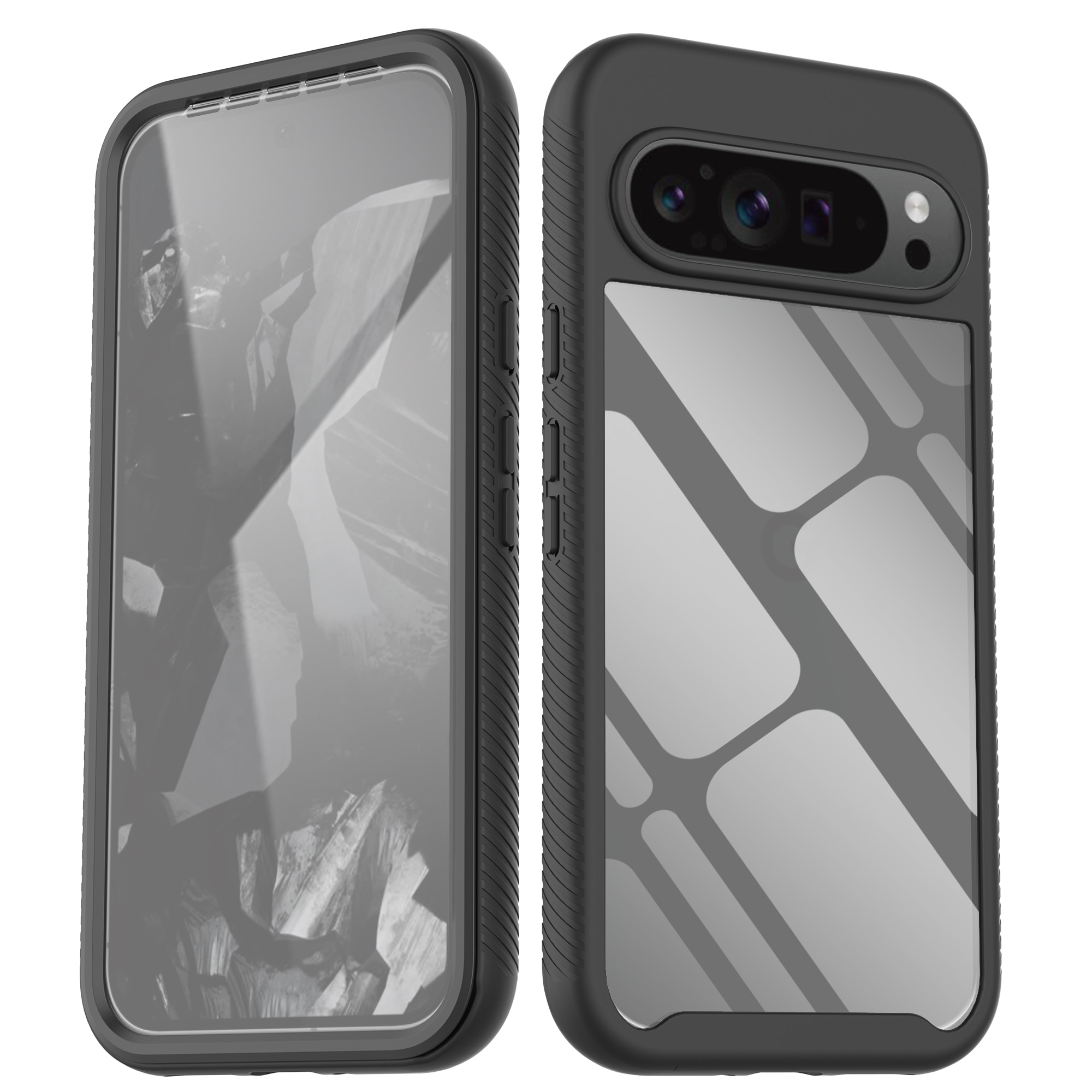 Coque Full Protection Google Pixel 9 Pro XL, noir