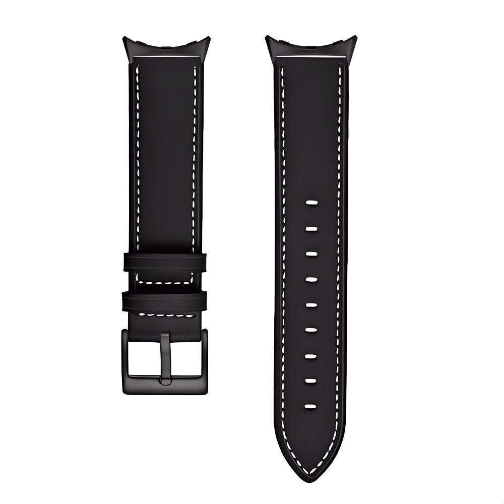 Bracelet en cuir Google Pixel Watch 2, noir