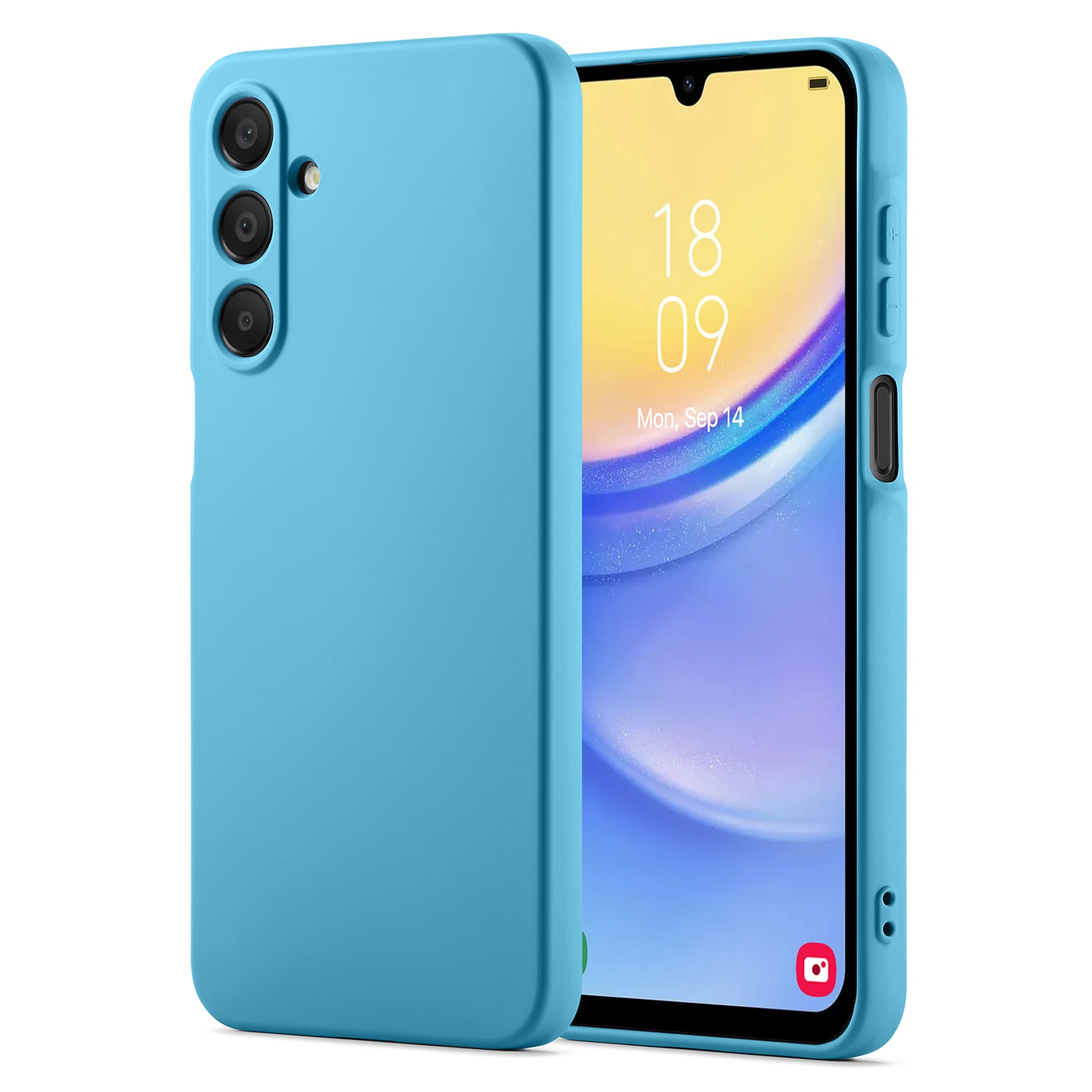 Coque TPU résistante aux chocs Samsung Galaxy A16, Bleu