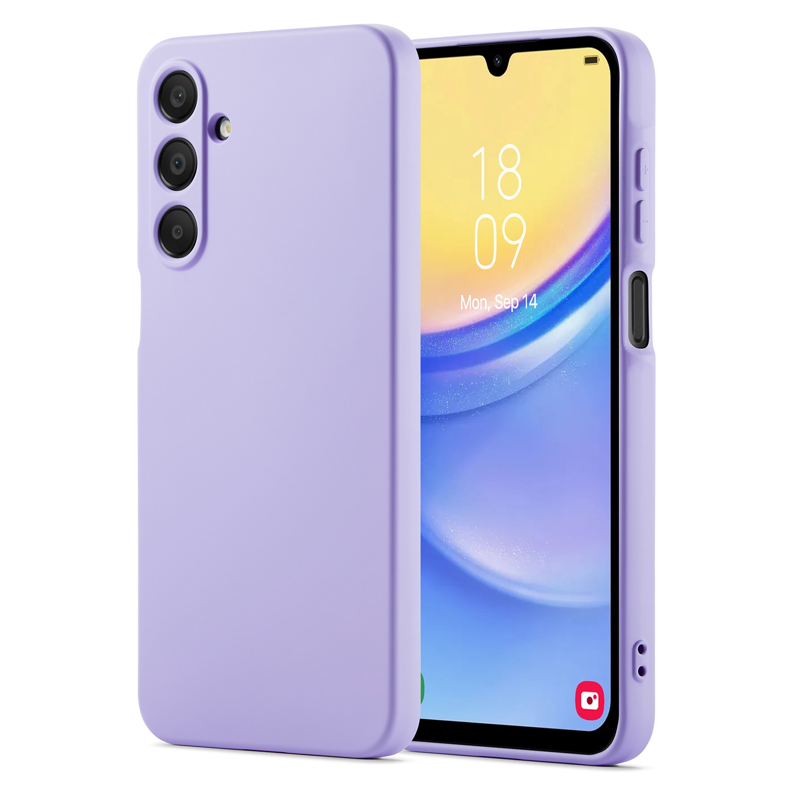 Coque TPU résistante aux chocs Samsung Galaxy A16, Violet