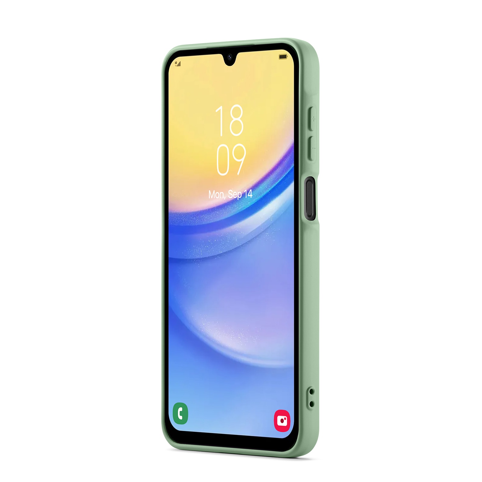 Coque TPU résistante aux chocs Samsung Galaxy A16, Vert