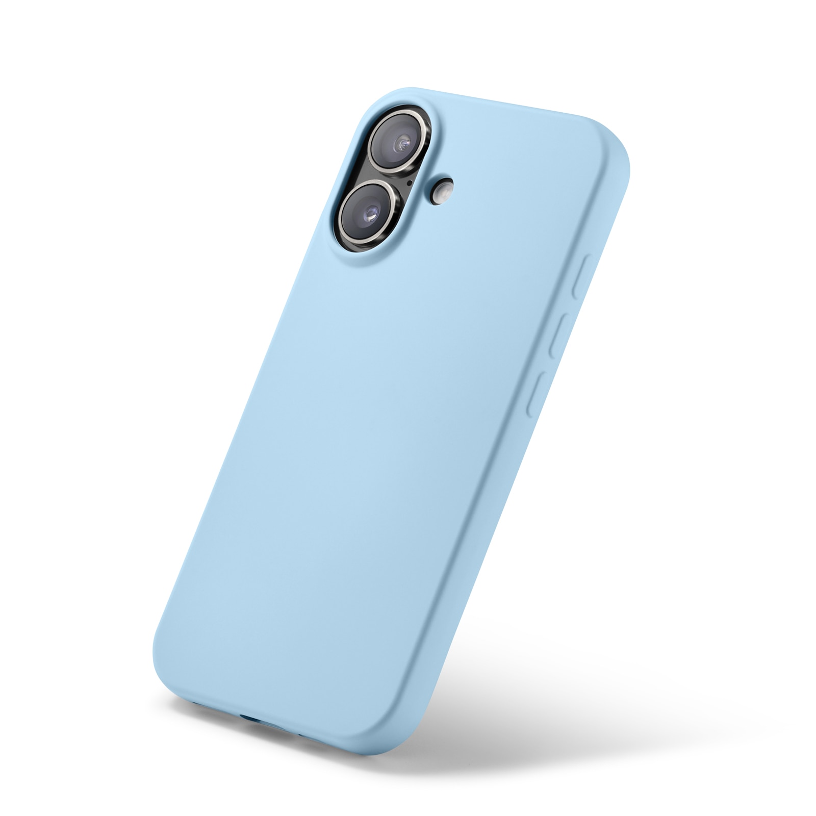 Coque TPU résistante aux chocs iPhone 16, Bleu