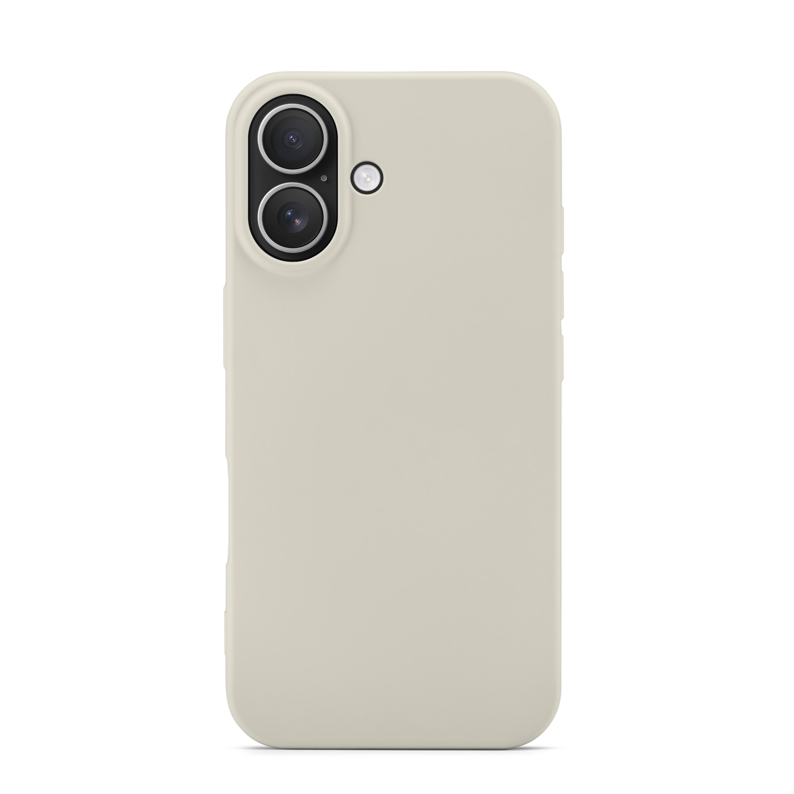 Coque TPU résistante aux chocs iPhone 16, Beige