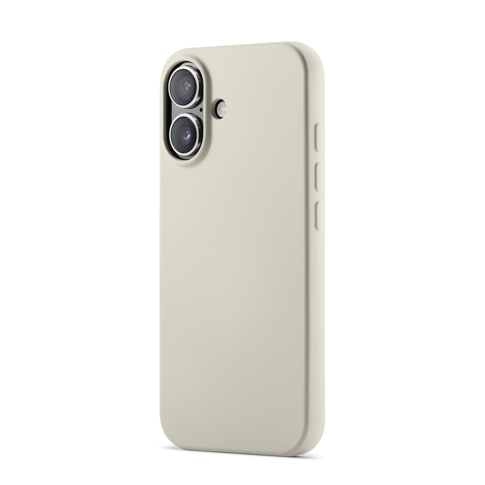 Coque TPU résistante aux chocs iPhone 16, Beige