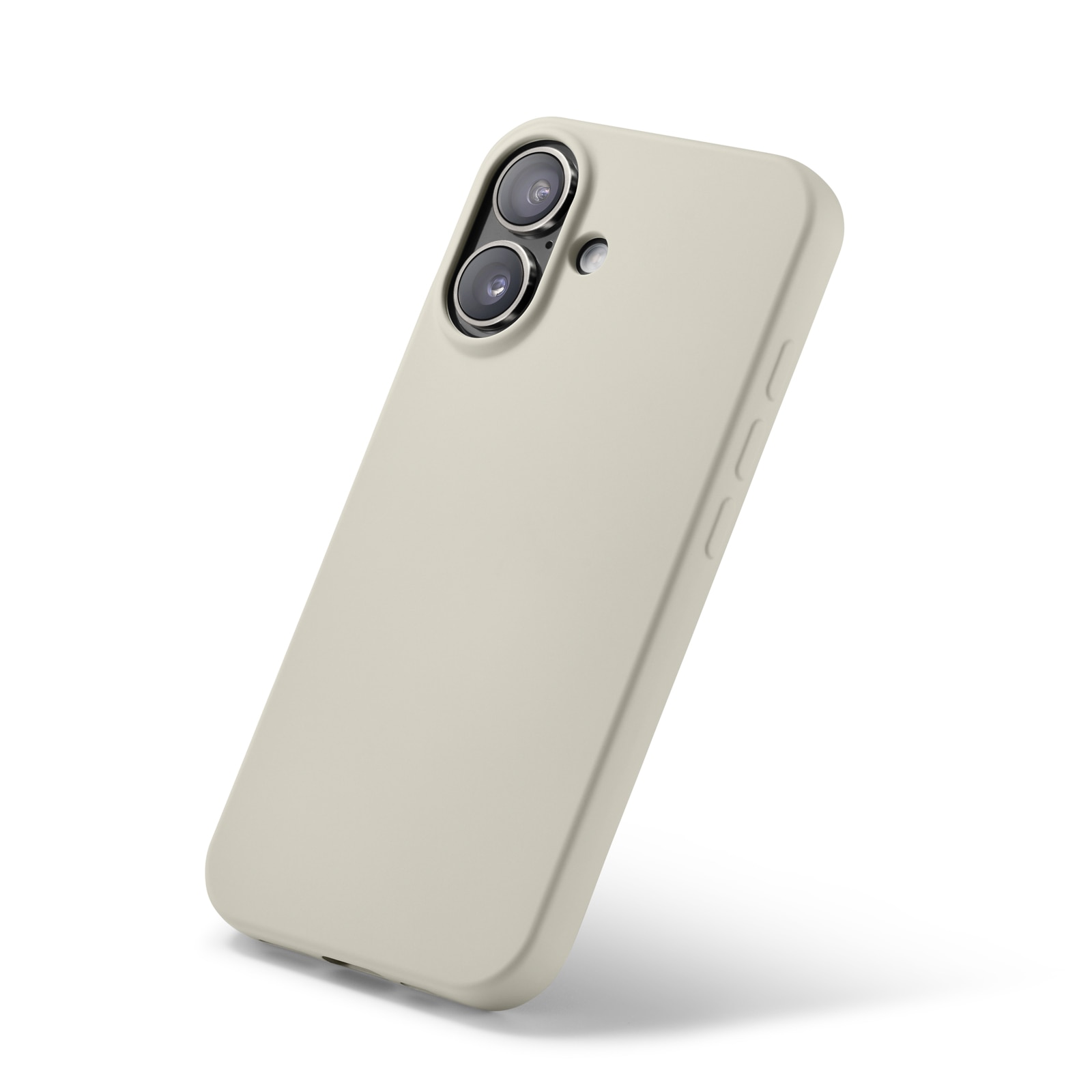 Coque TPU résistante aux chocs iPhone 16, Beige