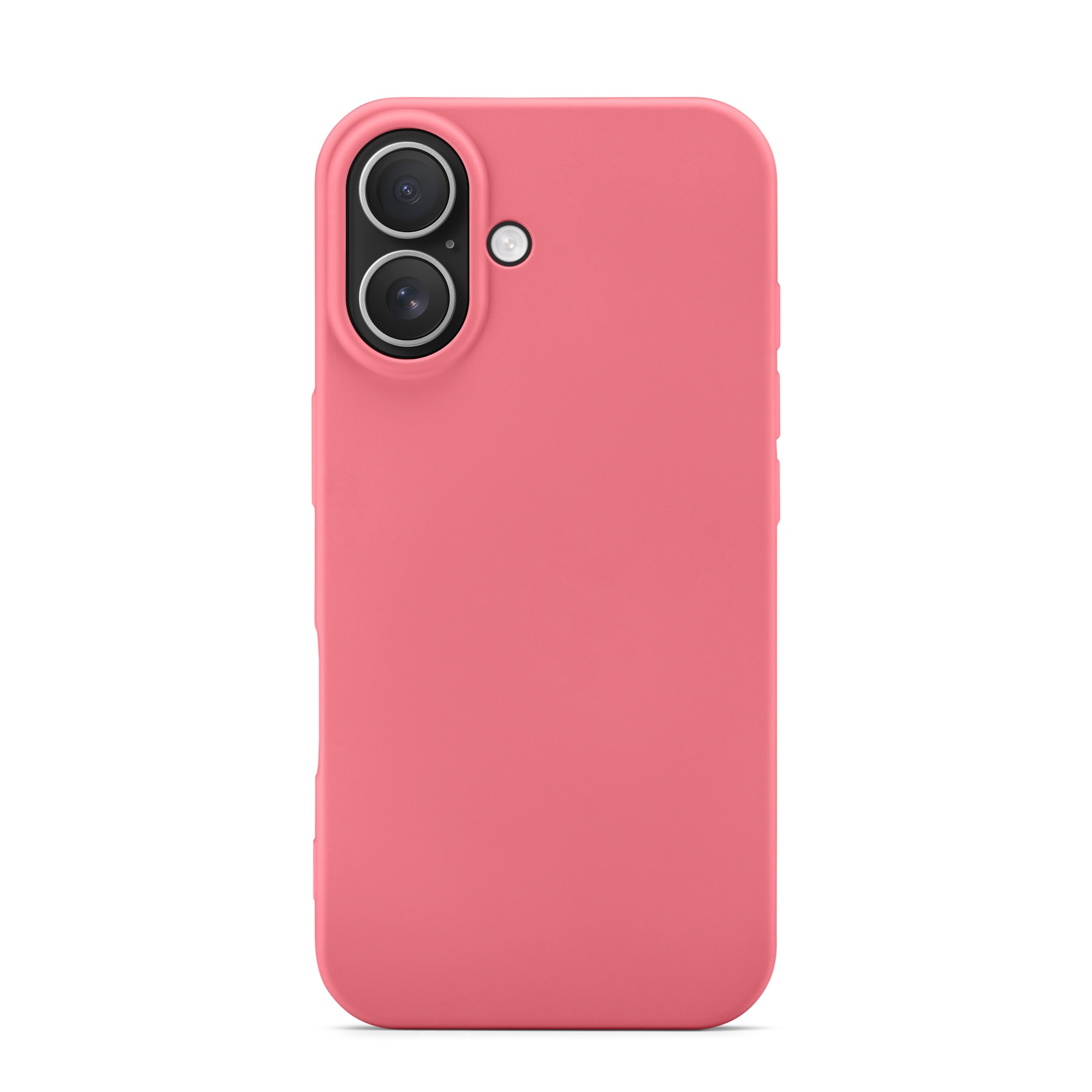 Coque TPU résistante aux chocs iPhone 16, Cerise