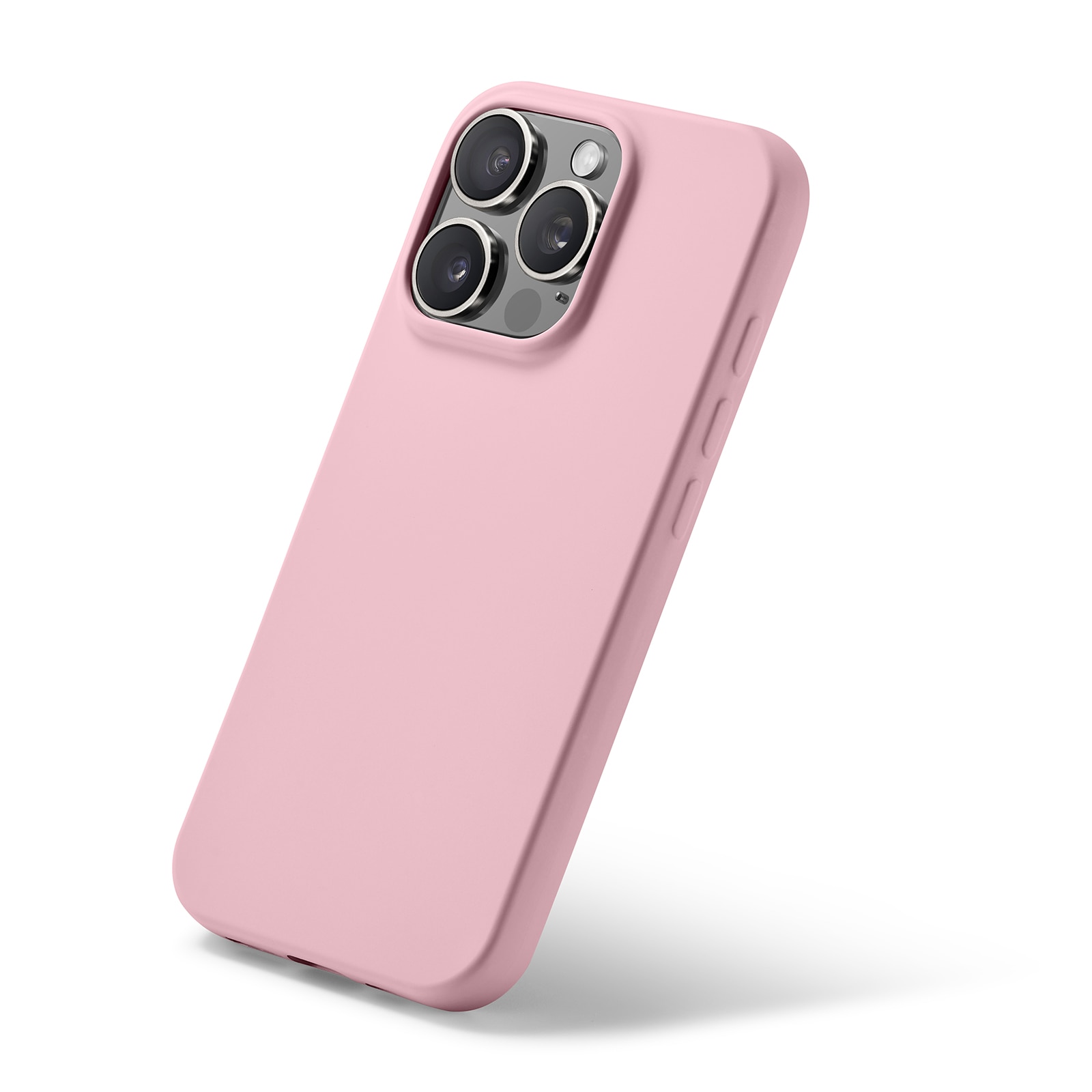 Coque TPU résistante aux chocs iPhone 16 Pro, Rose