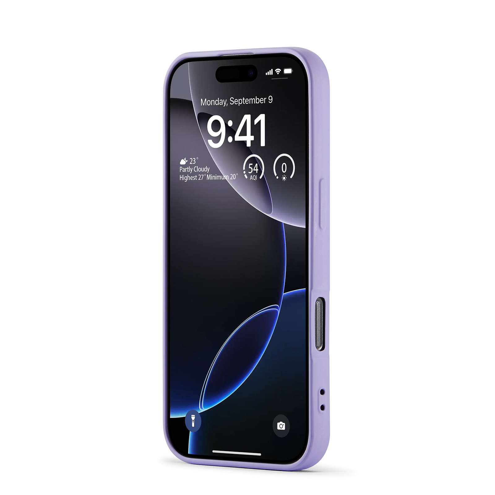 Coque TPU résistante aux chocs iPhone 16 Pro, Violet