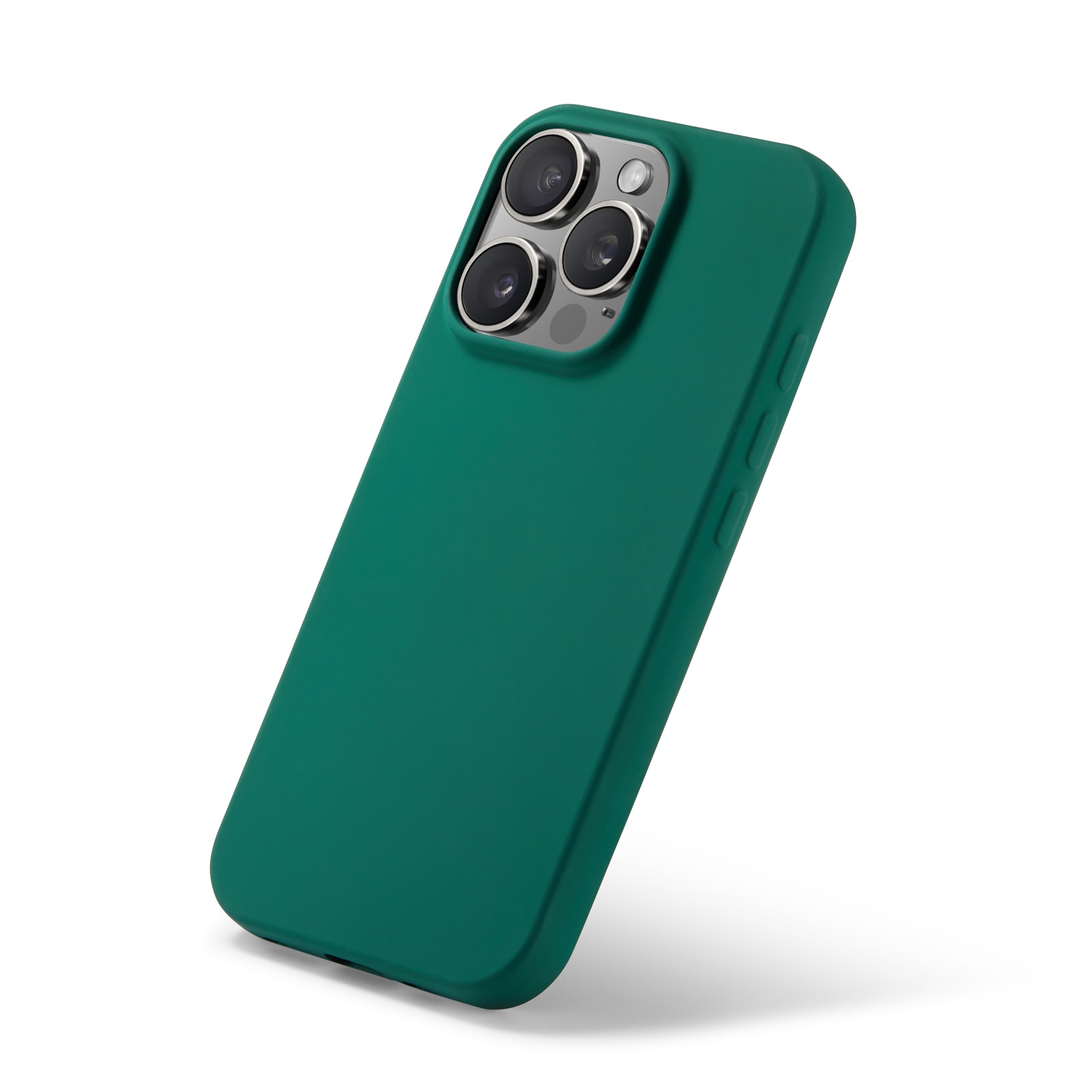 Coque TPU iPhone 16 Pro, vert foncé