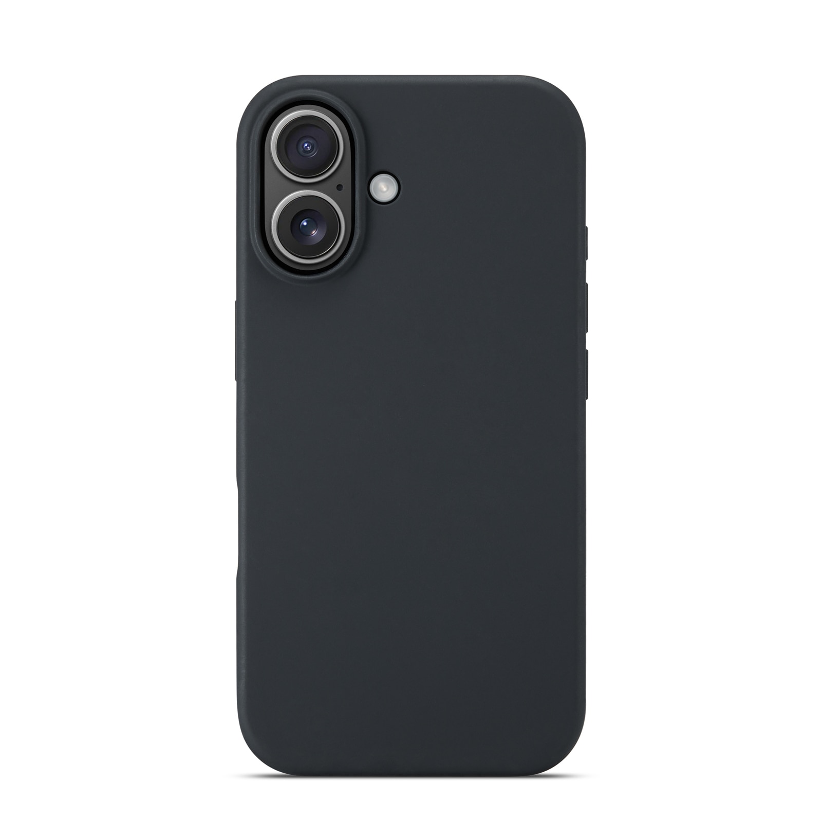 Coque en silicone iPhone 16, noir