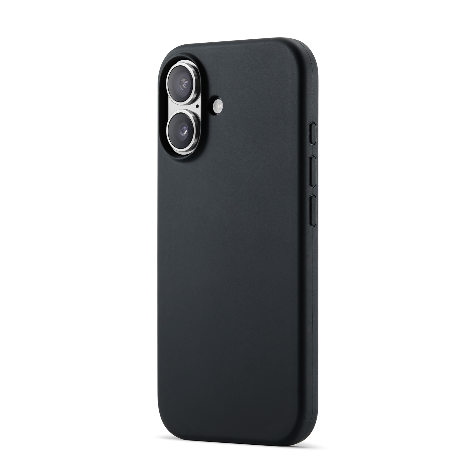 Coque en silicone iPhone 16, noir