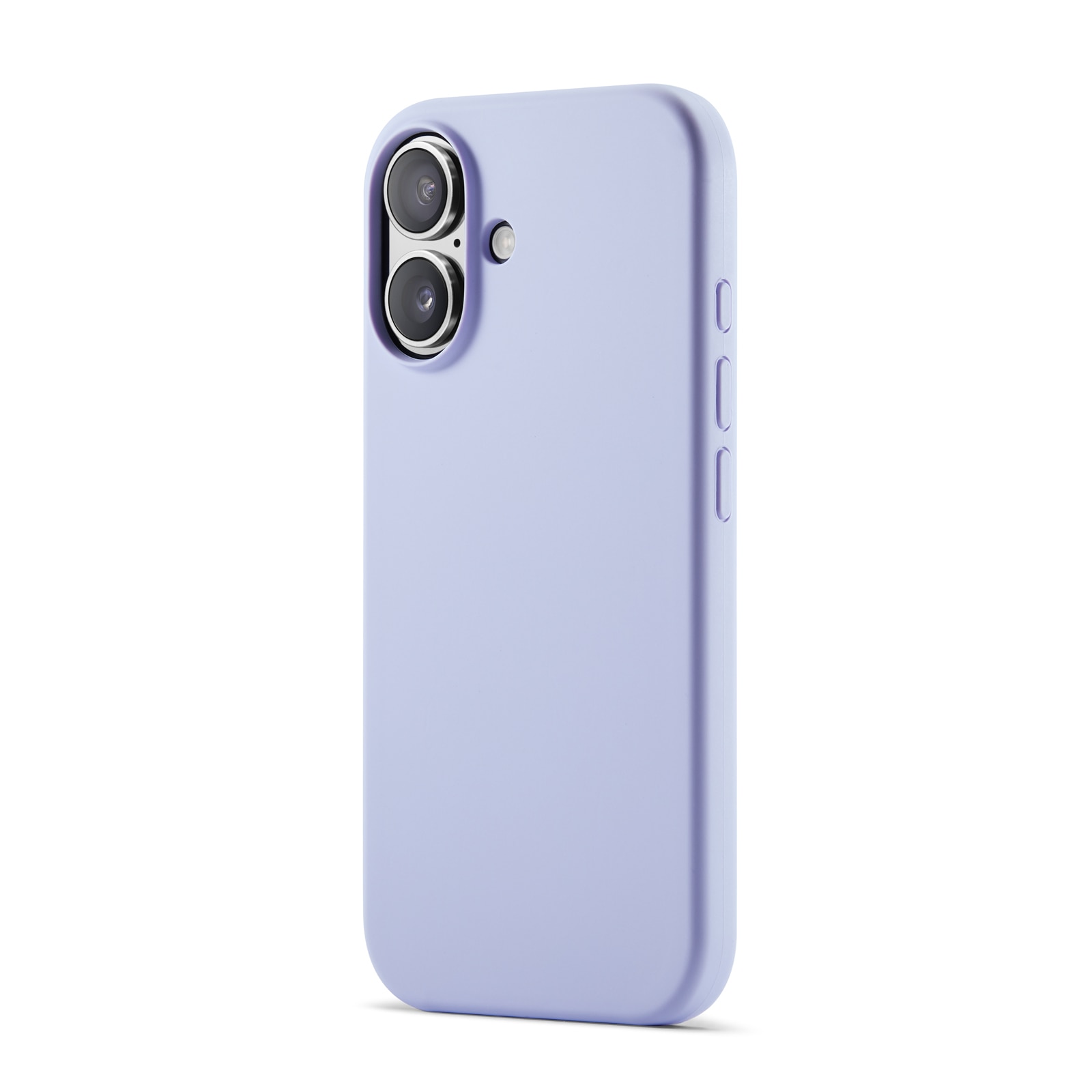 Coque en silicone iPhone 16, violet