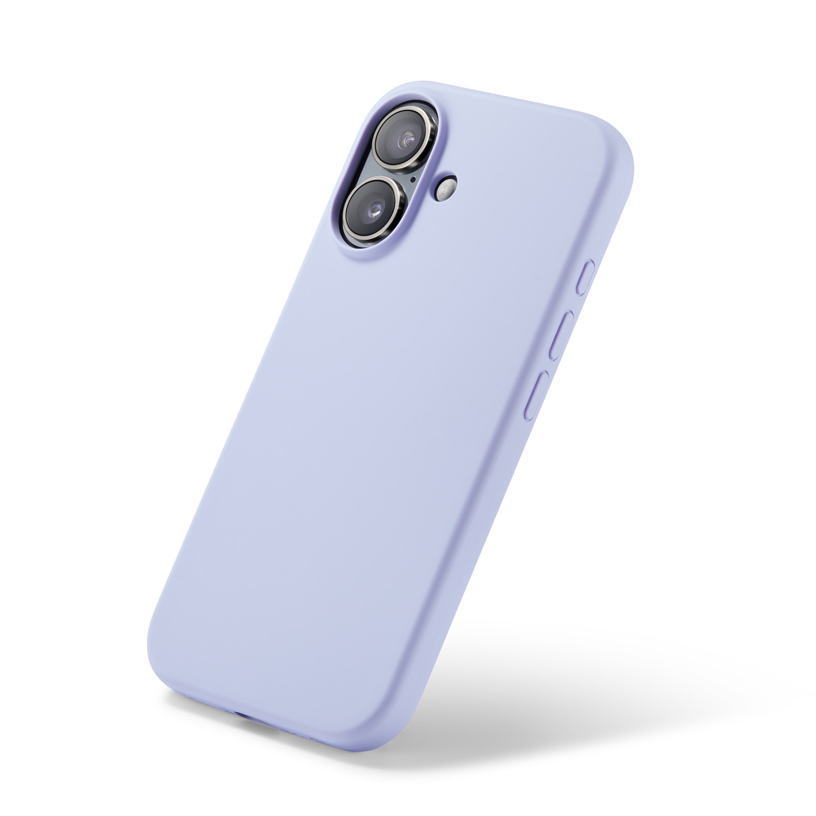 Coque en silicone iPhone 16, violet