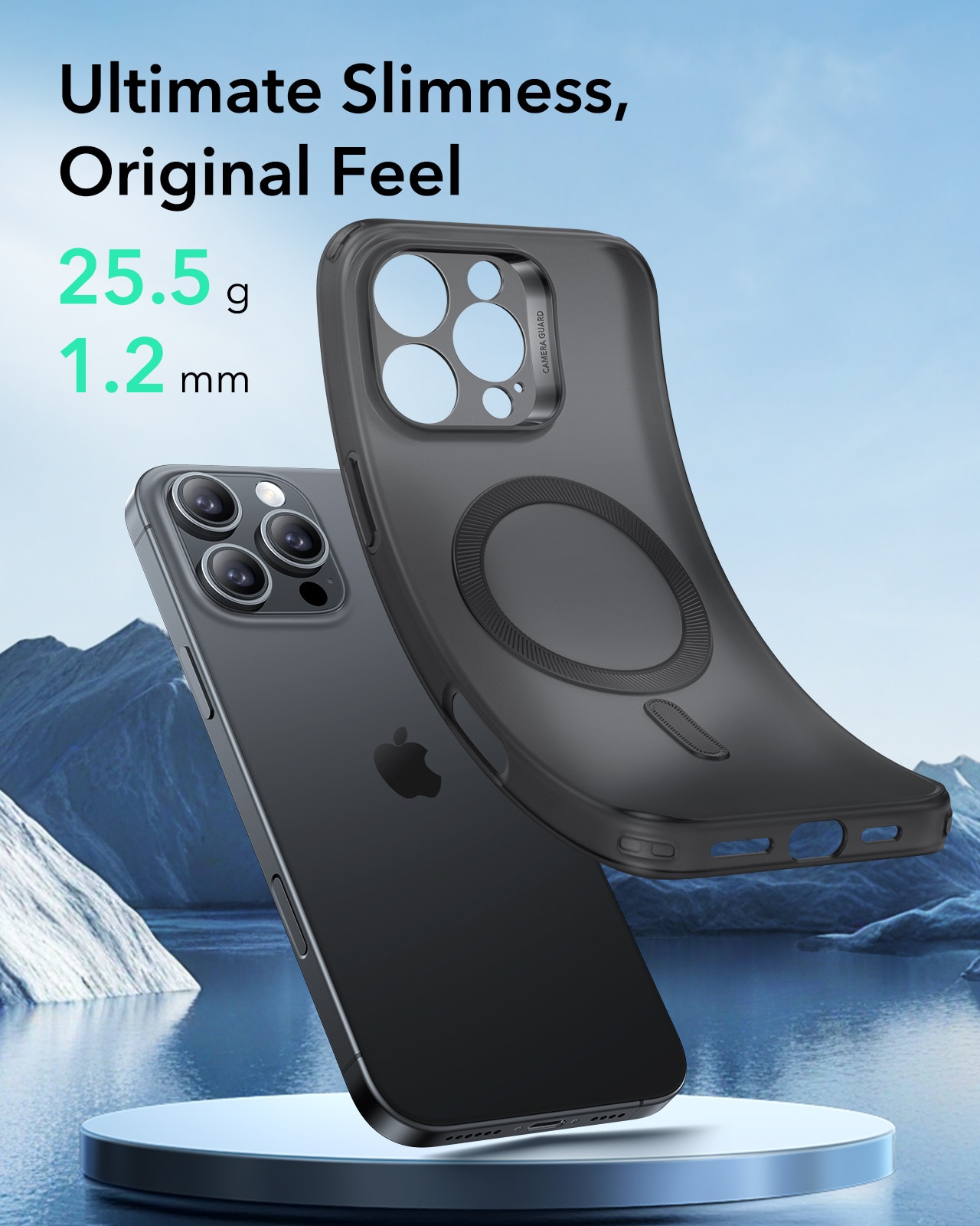 Coque Project Zero iPhone 16 Pro, Frosted Black