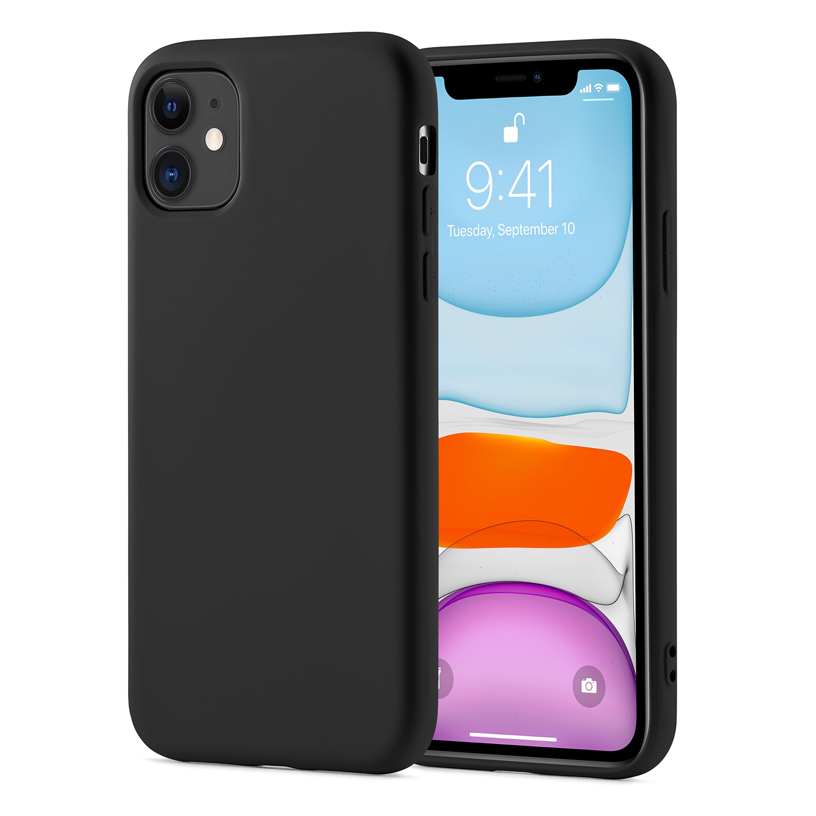 Coque TPU iPhone 11, noir