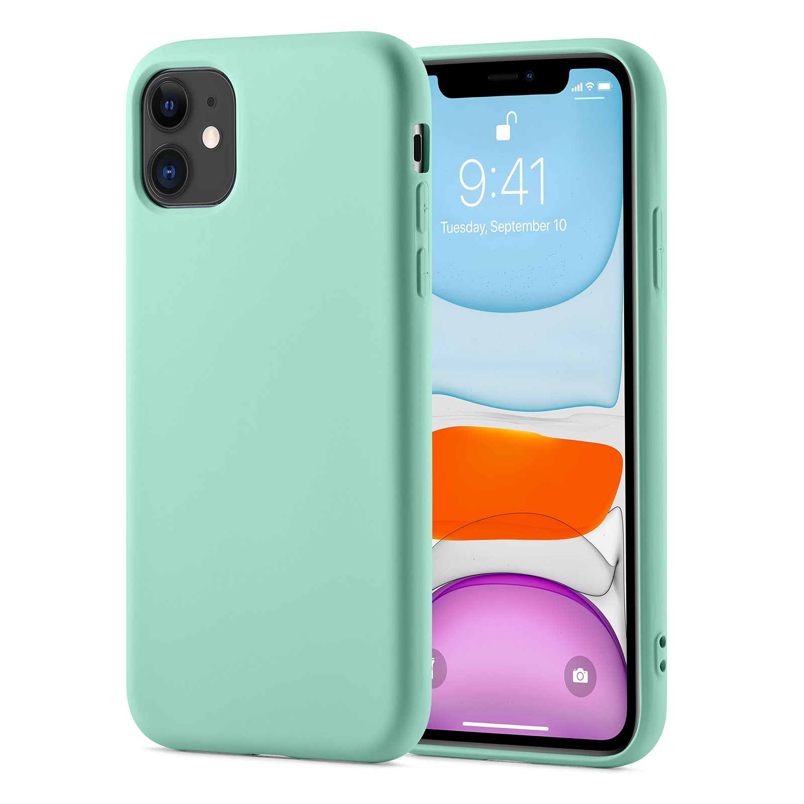 Coque TPU iPhone 11, vert