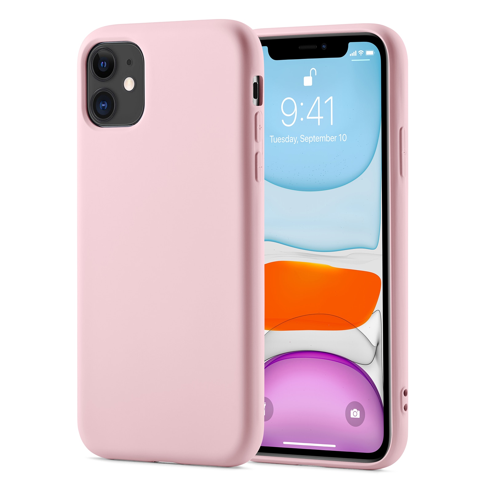 Coque TPU iPhone 11, rose