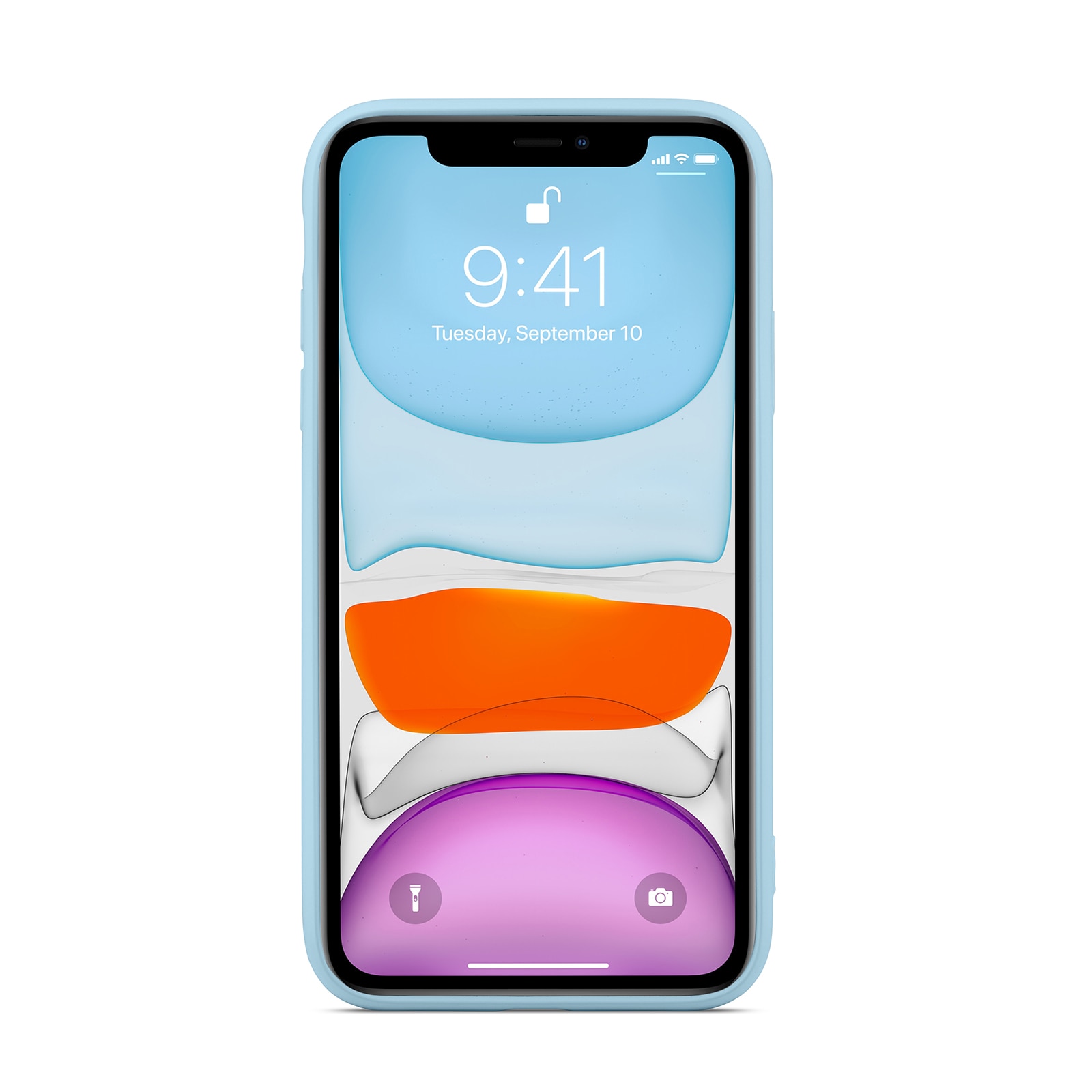 Coque TPU iPhone 11, Bleu