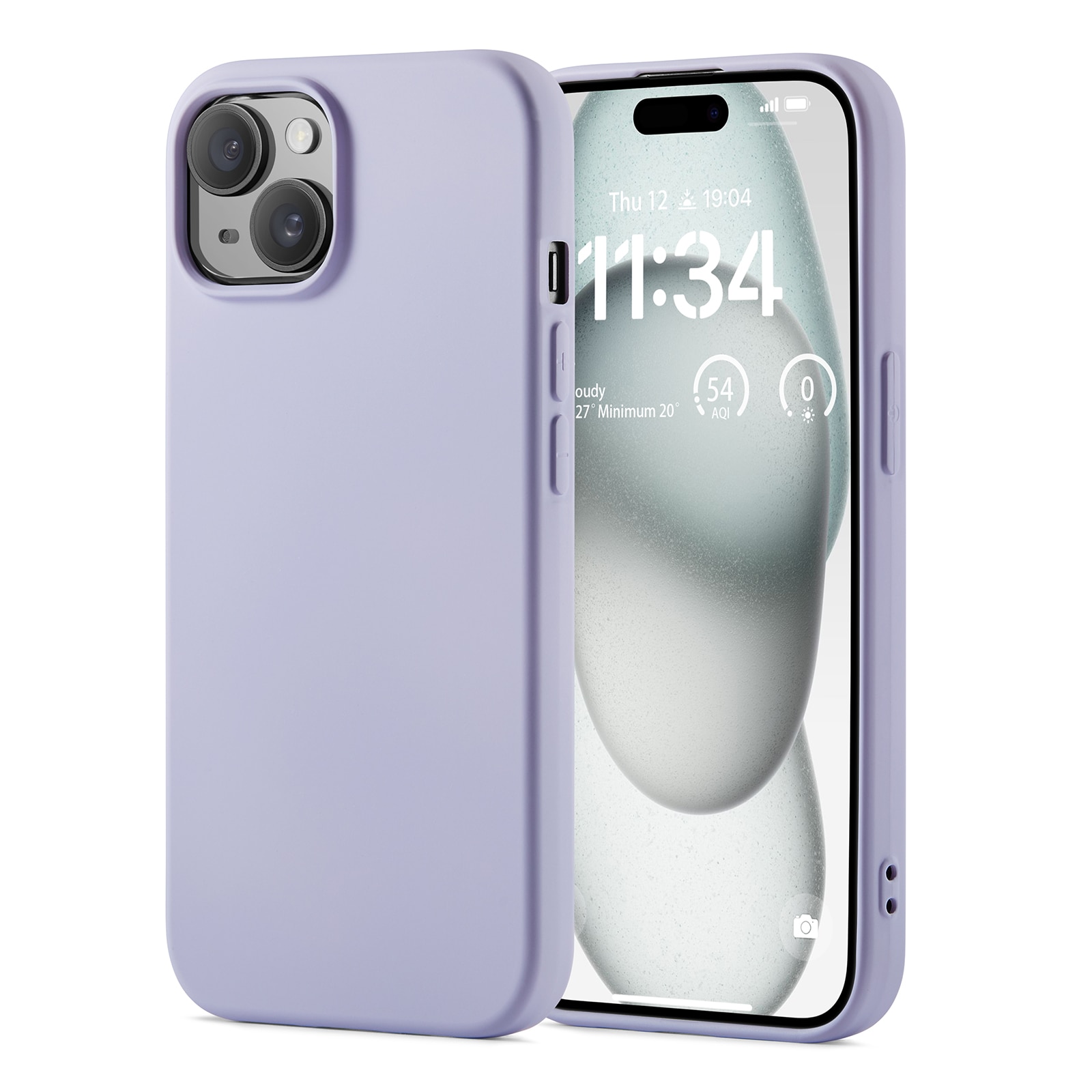 Coque TPU iPhone 13, violet