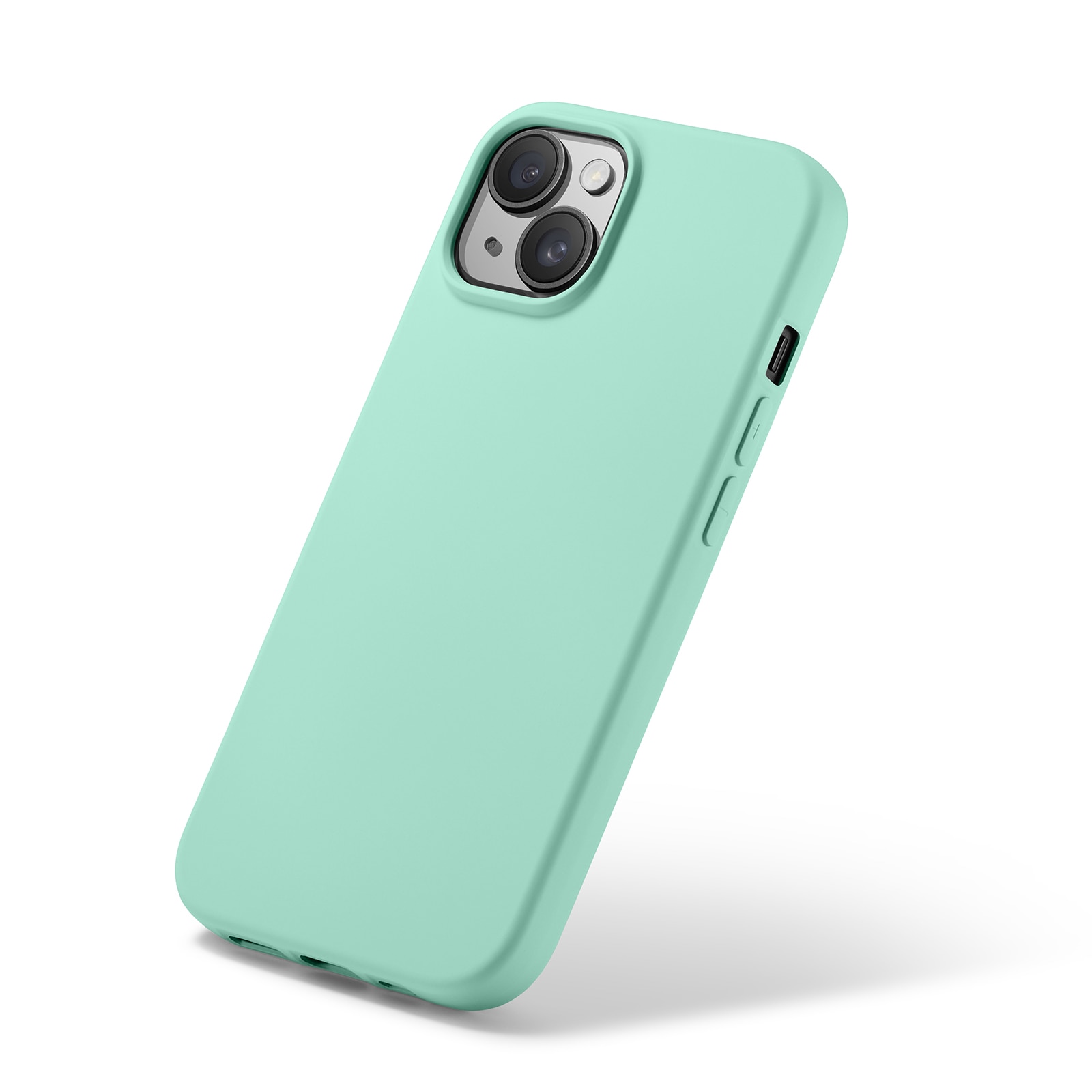 Coque TPU iPhone 13, vert