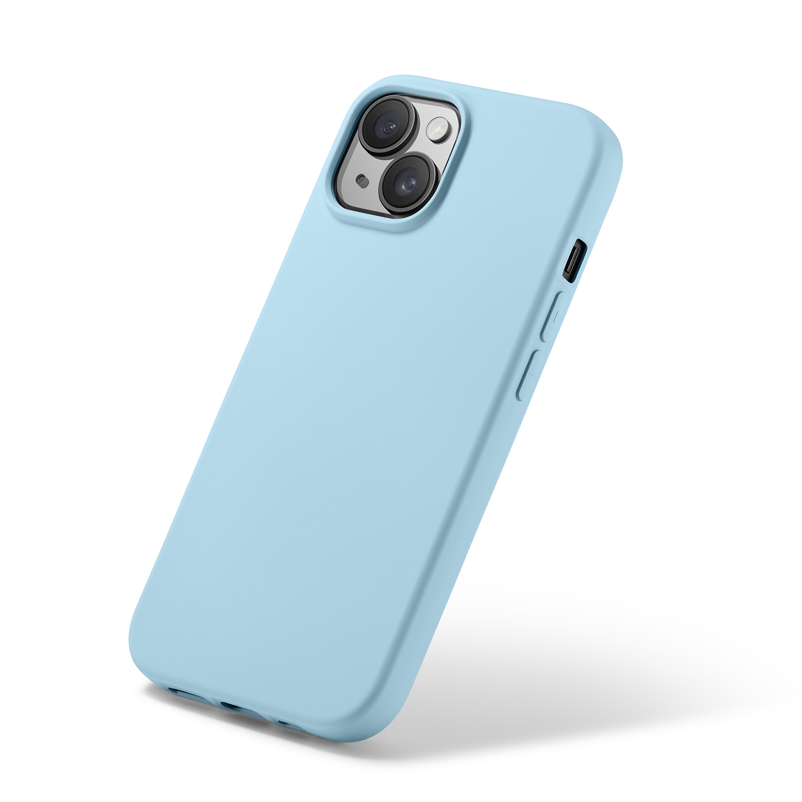 Coque TPU iPhone 13, bleu