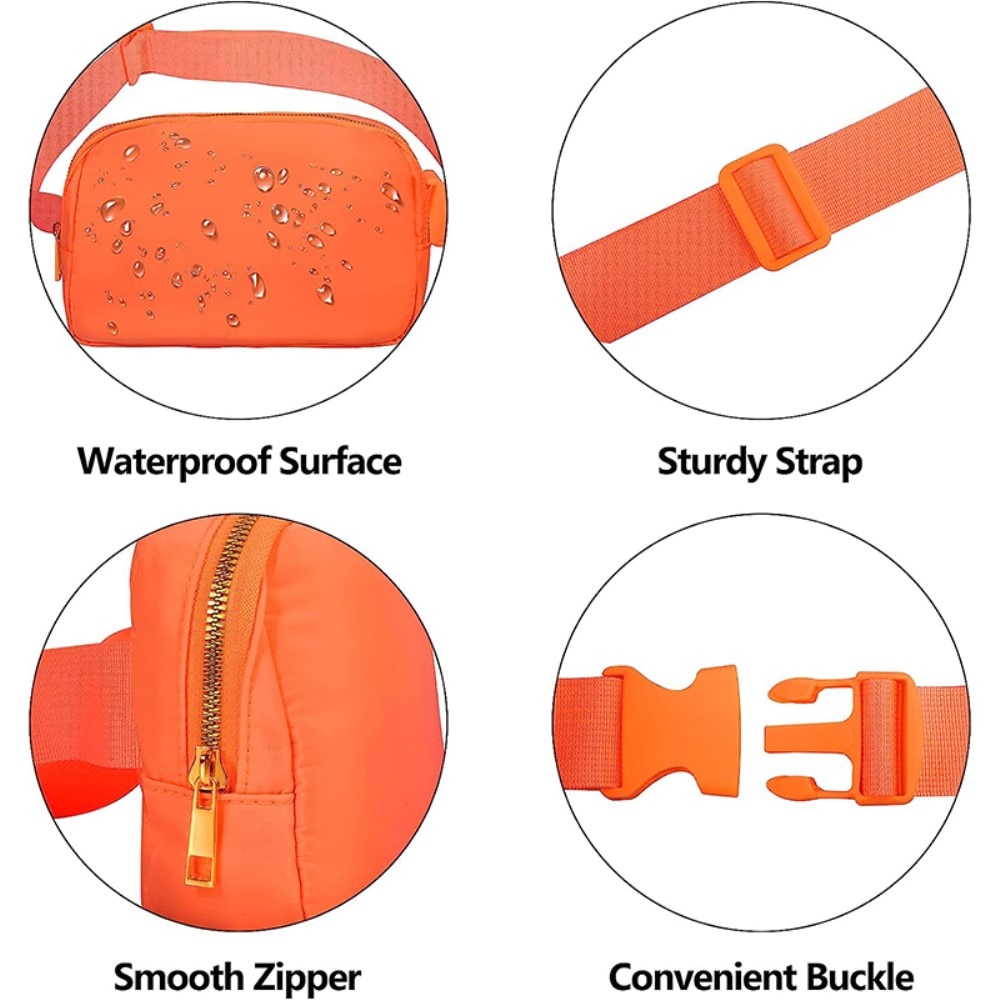 Sac Bandoulière Nylon, orange