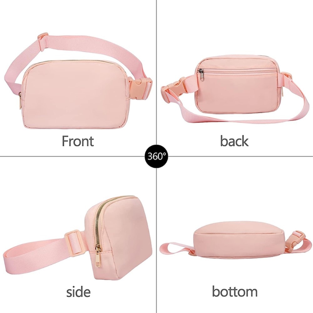 Sac Bandoulière Nylon, rose