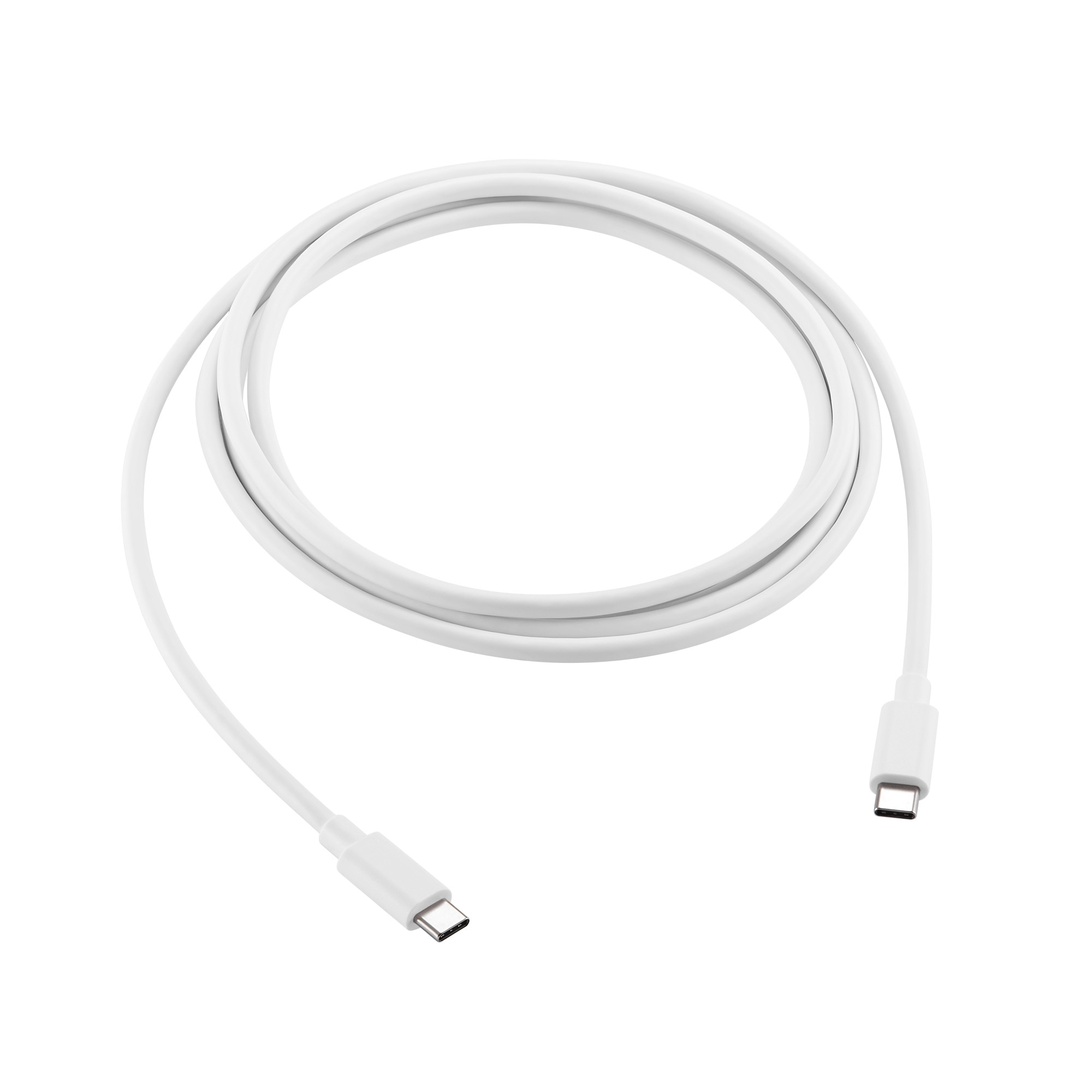 Câble de chargement USB-C vers USB-C 2 m, blanc