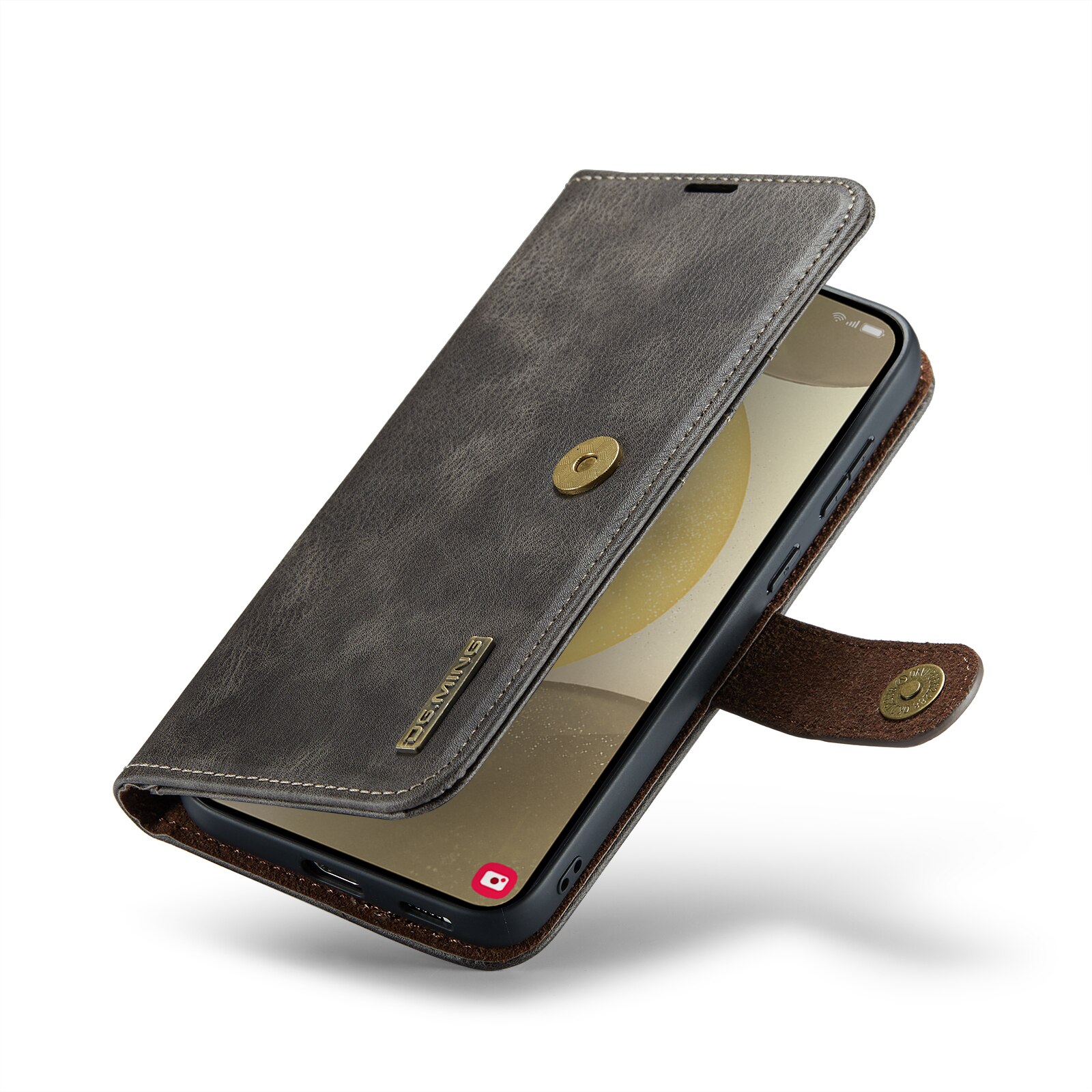 Étui portefeuille Magnet Wallet Samsung Galaxy A56, Cognac