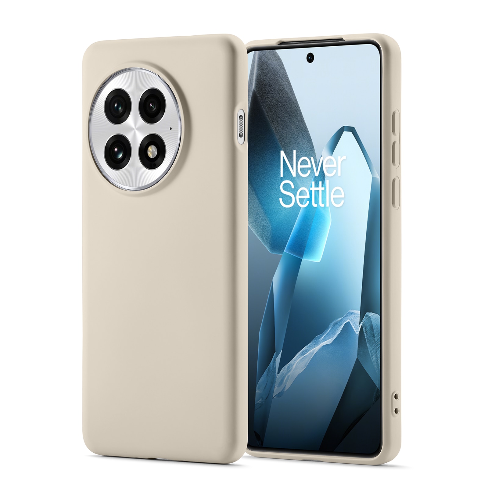 Coque TPU  OnePlus 13, beige