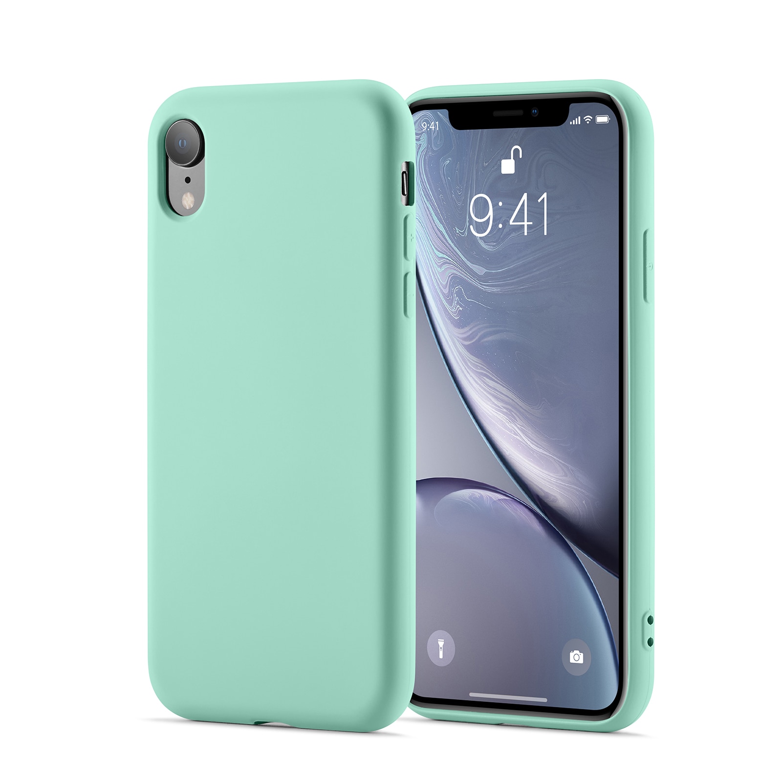 Coque TPU iPhone Xr, vert