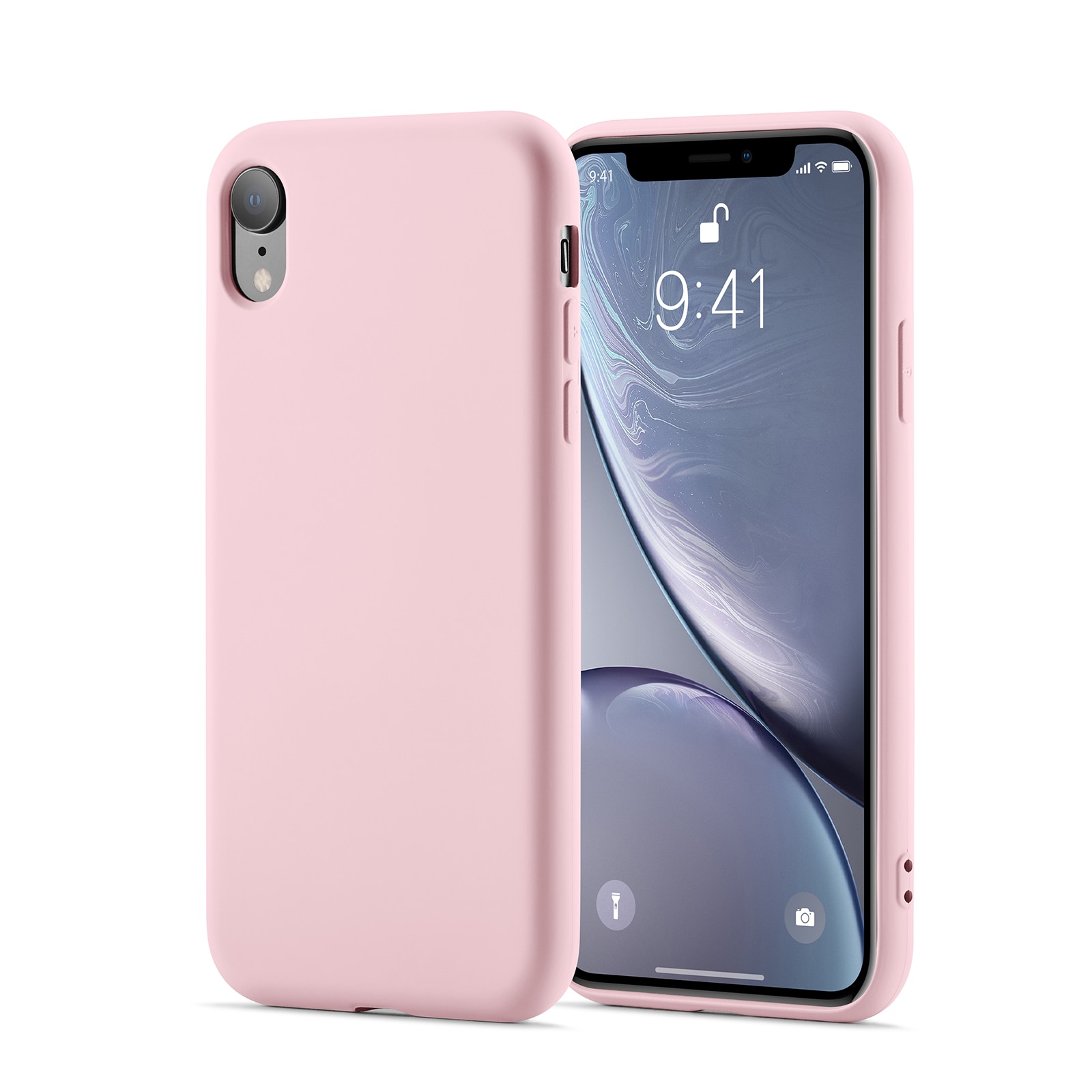 Coque TPU iPhone Xr, rose