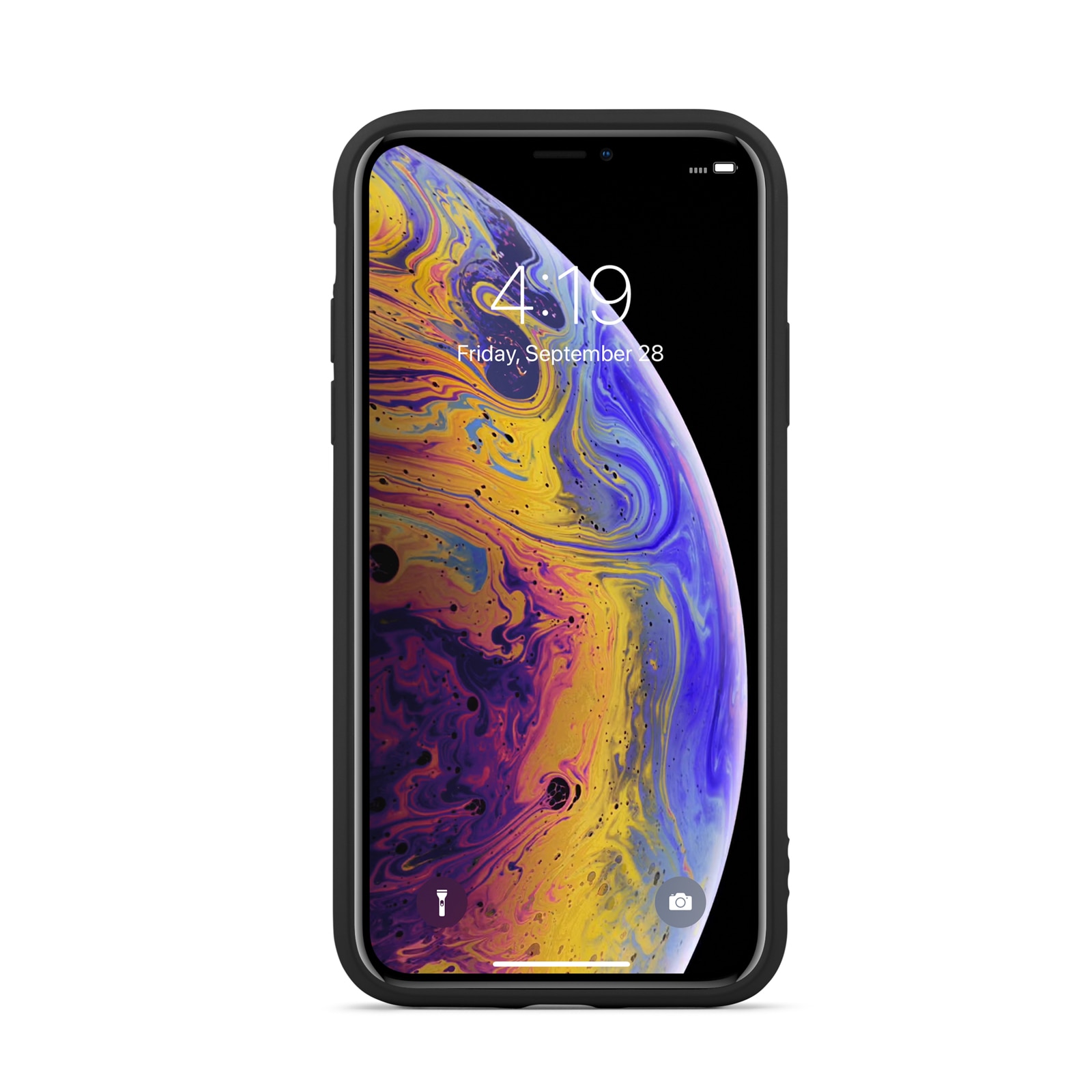 Coque TPU iPhone X/XS, noir