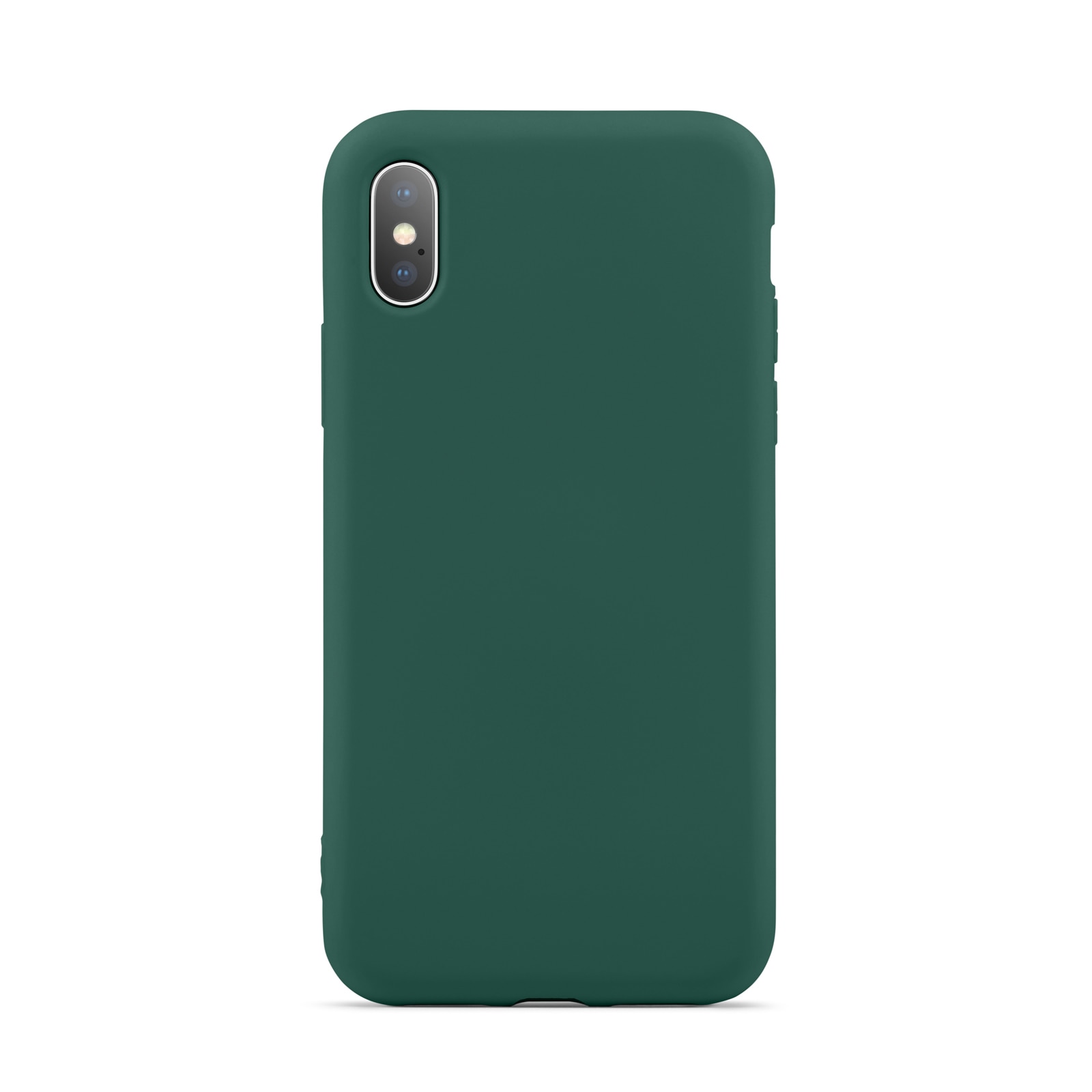 Coque TPU iPhone X/XS, vert foncé