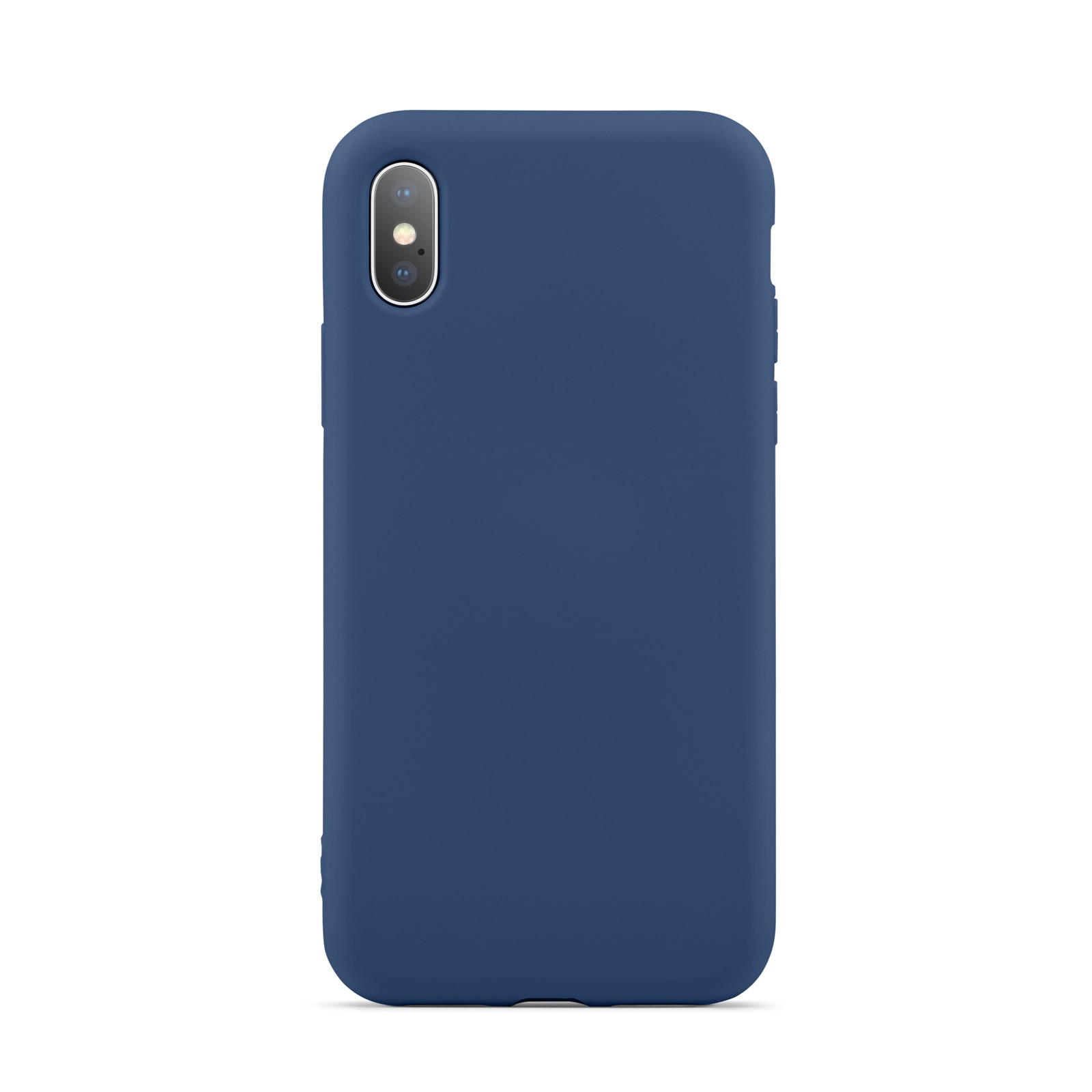 Coque TPU iPhone X/XS, bleu foncé