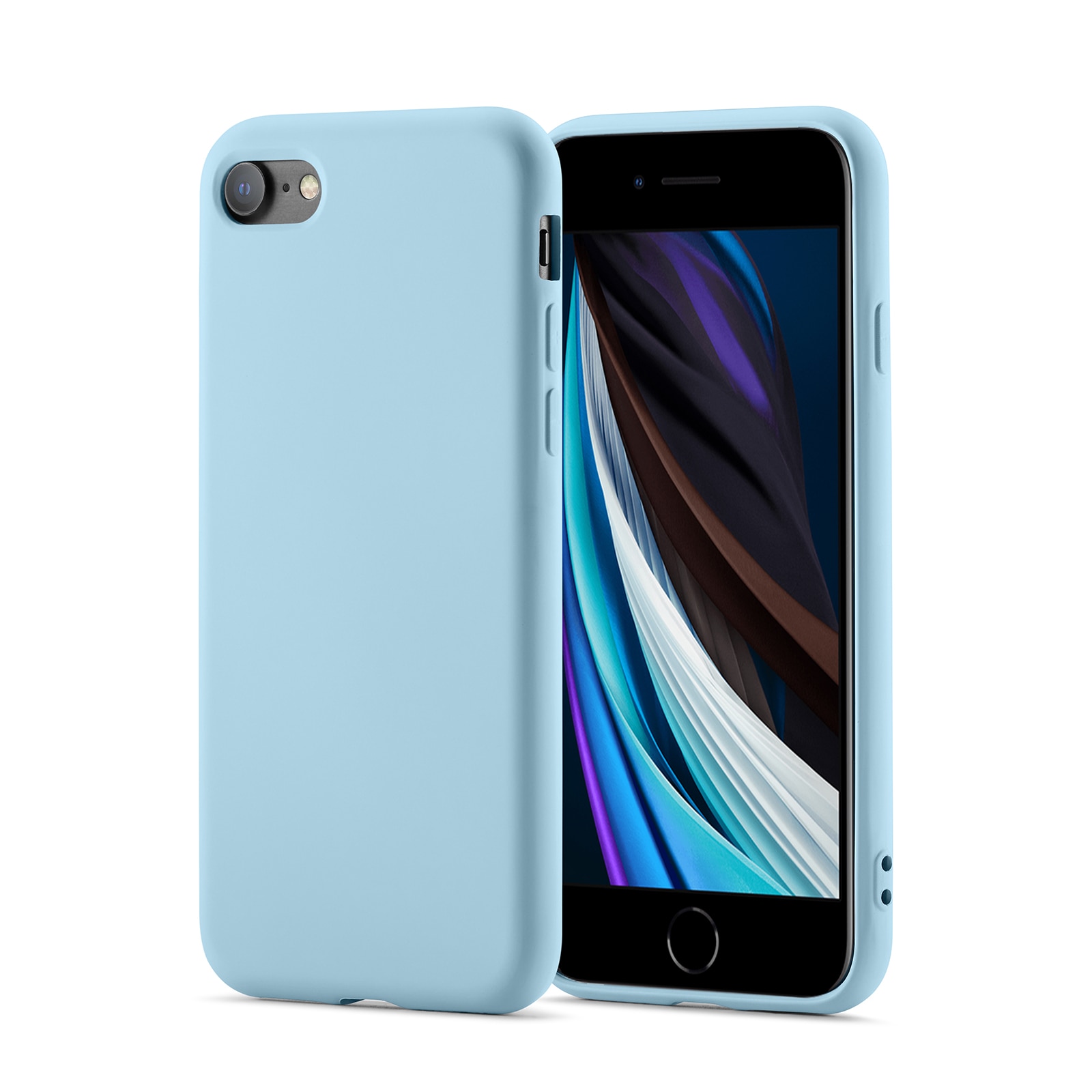 Coque TPU iPhone 8, bleu